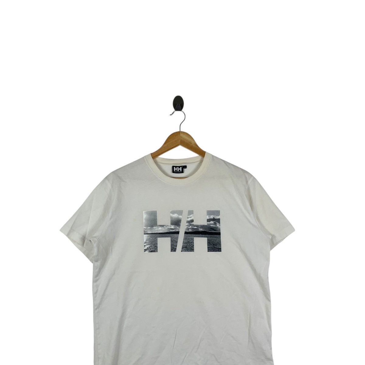 Helly Hansen HELLY HANSEN Sailing Gear Wide Ocean HH Logo Tee Shirt Size US L / EU 52-54 / 3 - 2 Thumbnail