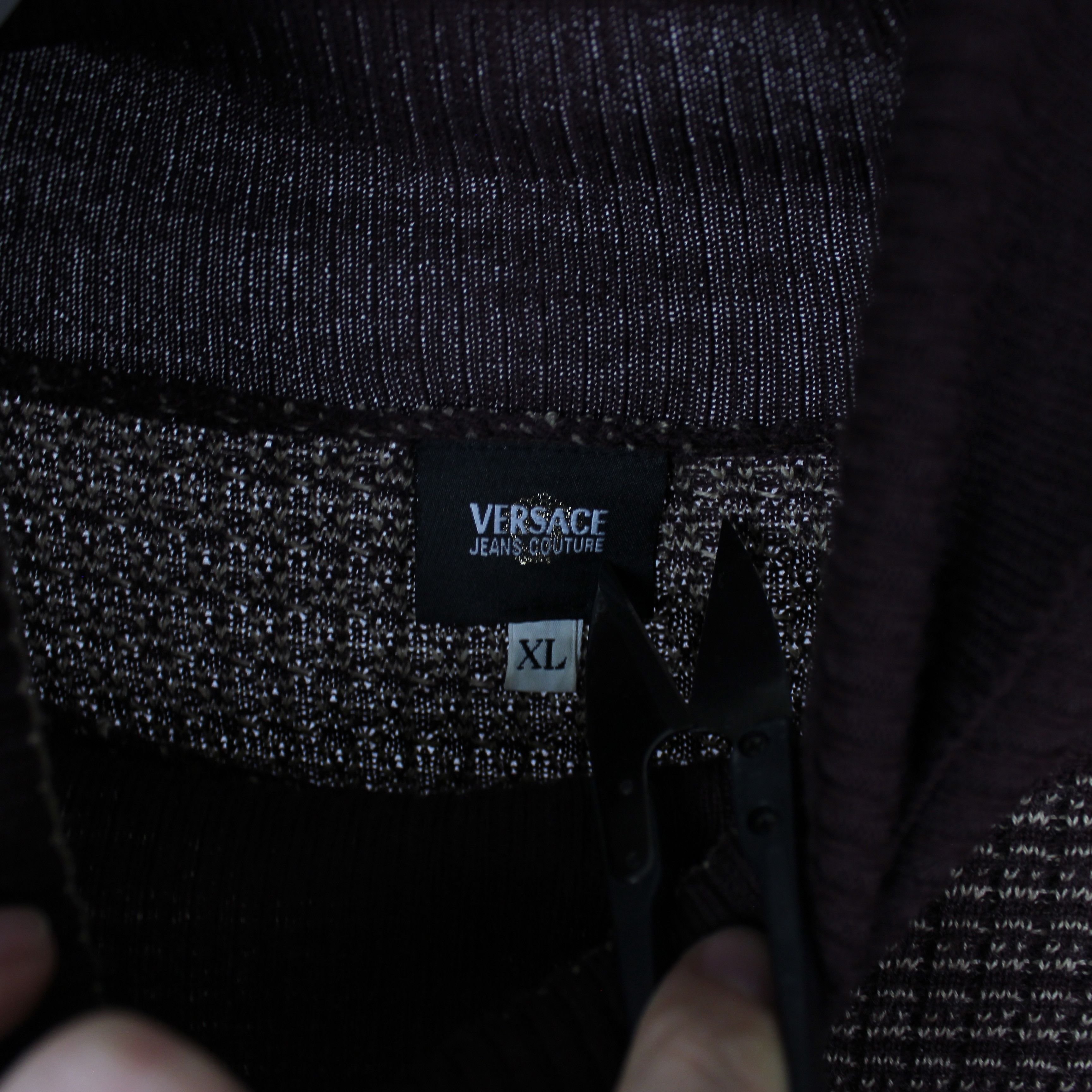 Versace Jeans Couture Versace Jeans Couture sweater jumper L XL wool knitwear Size US XL / EU 56 / 4 - 4 Thumbnail