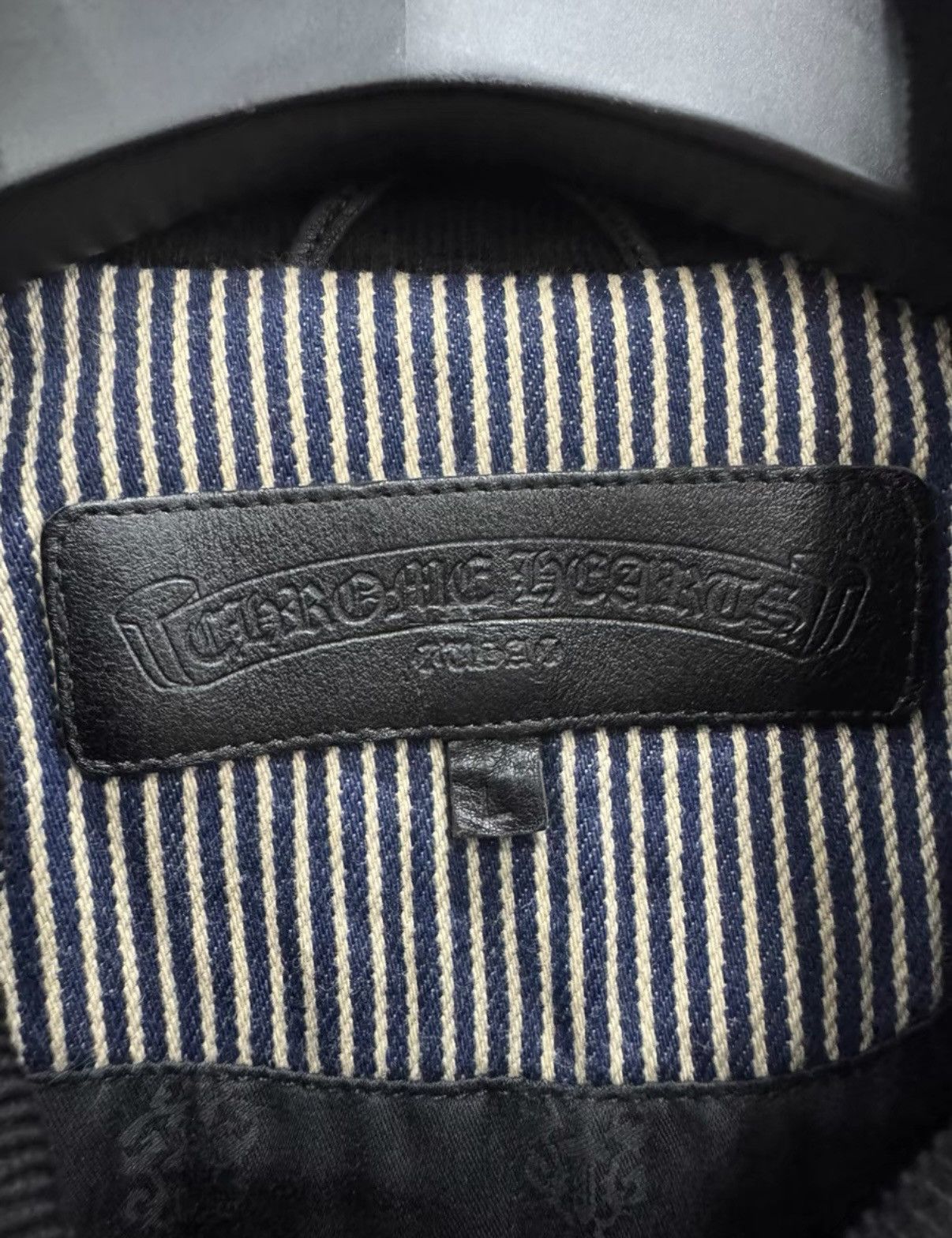 Chrome Hearts Chrome Hearts Japan Limited Stripe Sanskrit Work Jacket Size US L / EU 52-54 / 3 - 7 Thumbnail