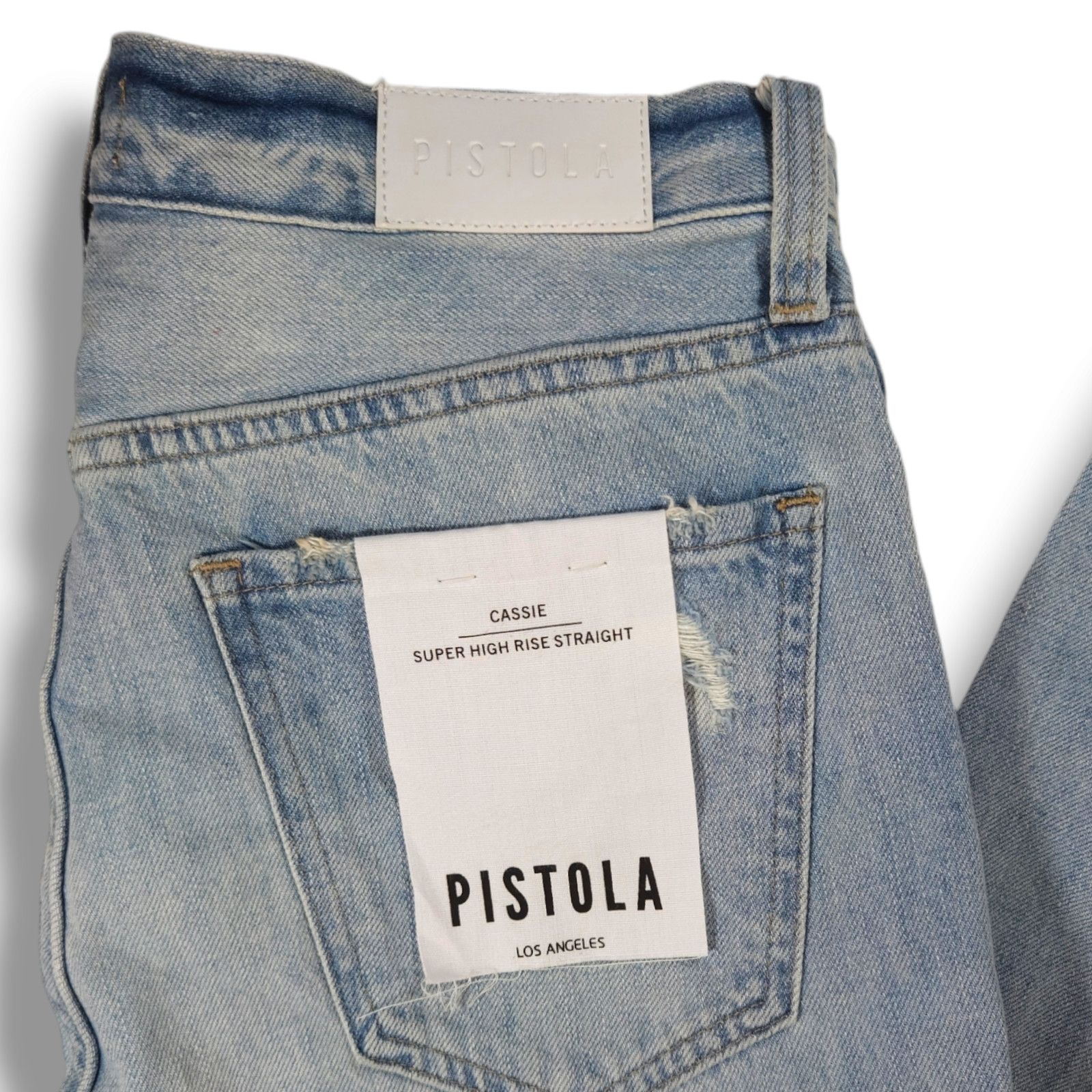 Pistola NWT Pistola Cassie High Waist Straight Leg Jeans Sz. 29x31 Size 29" - 5 Thumbnail