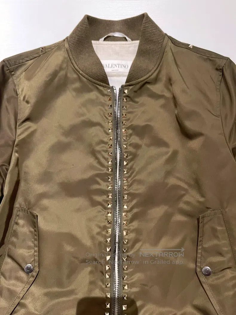 Valentino Valentino Willow Stud Bomber Jacket Size XS / US 0-2 / IT 36-38 - 4 Thumbnail