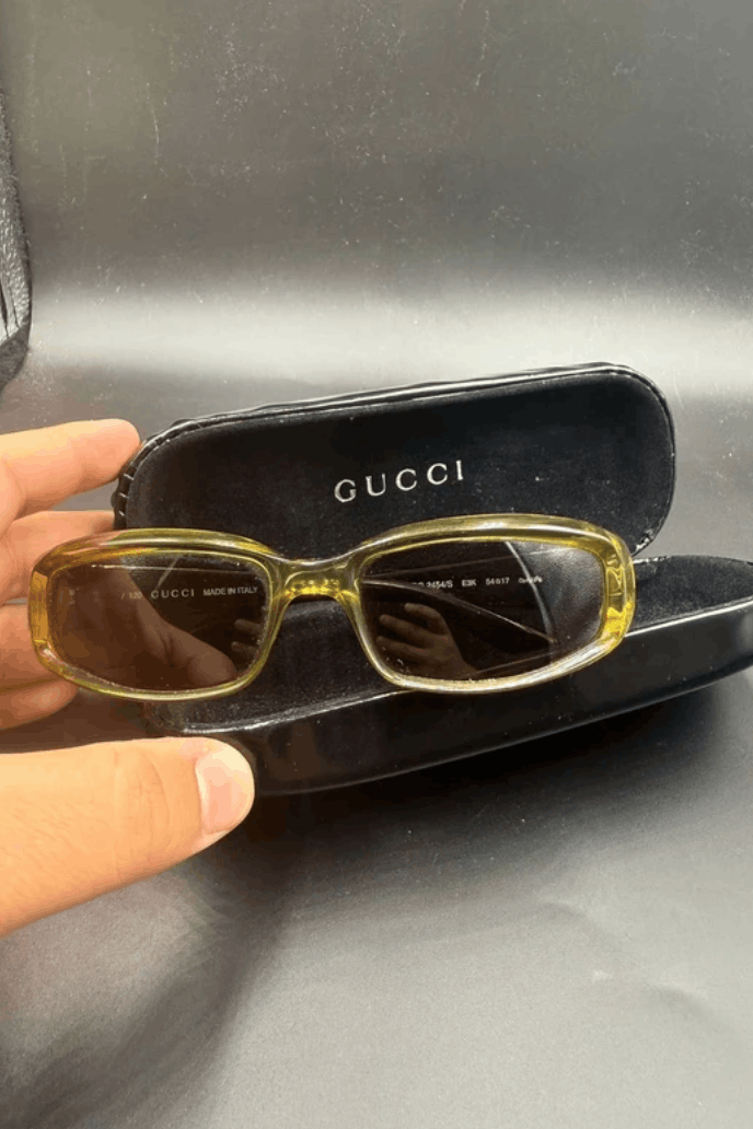 GUCCI Sunglasses GG2454 Shield Rimless 90s Wrap GG1188