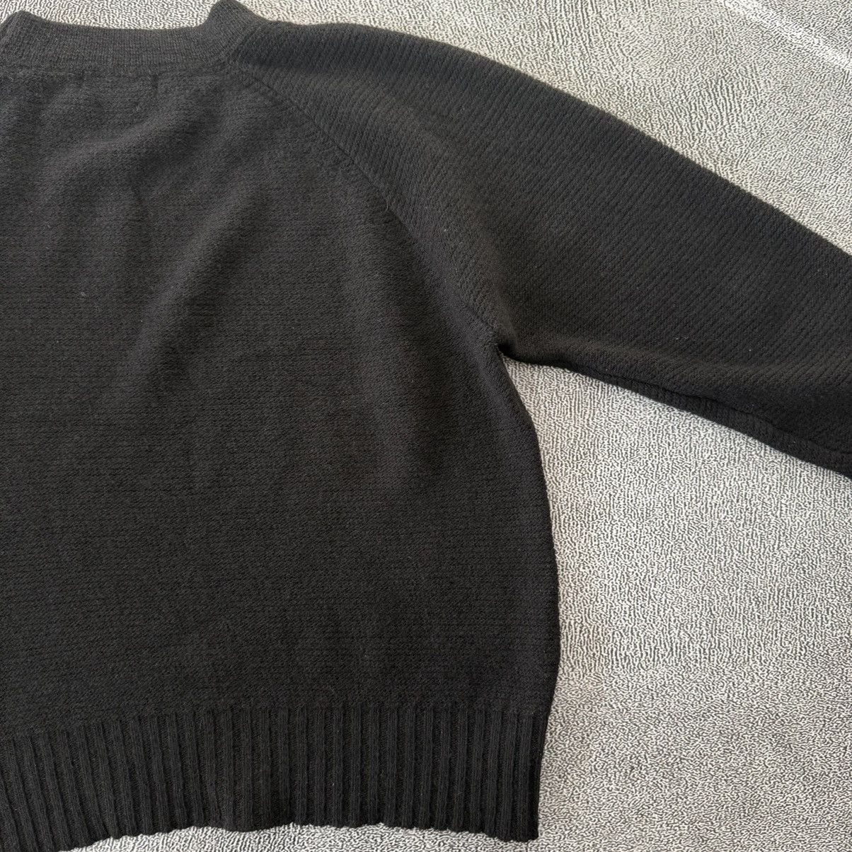 Stone Island Stone Island Vintage Wool Sweater AW01 Knit L Black Size US L / EU 52-54 / 3 - 10 Thumbnail