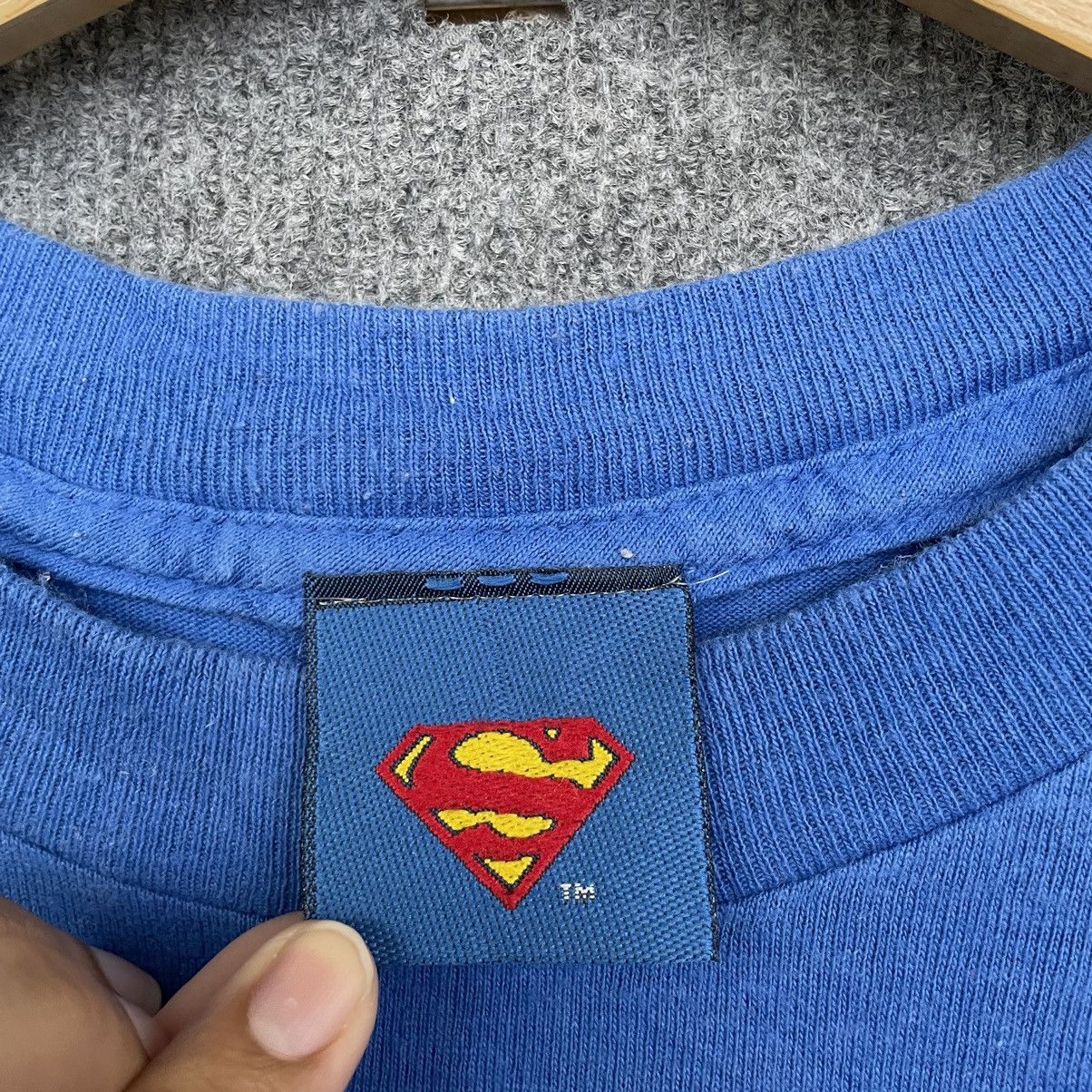 DC Comics × Marvel Comics × Vintage Vintage 2000s Superman OG Logo T Shirt Size US M / EU 48-50 / 2 - 3 Thumbnail