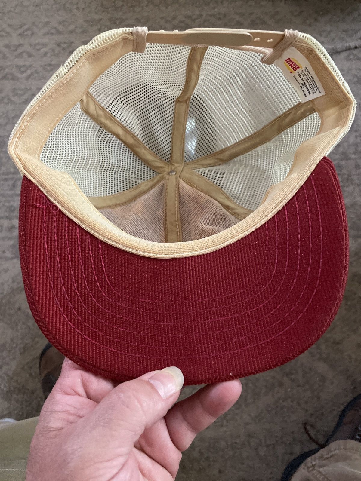 Vintage BURGER KING HAT cap uniform crew 1970-1990 SnapBack Vintage Size ONE SIZE - 11 Thumbnail