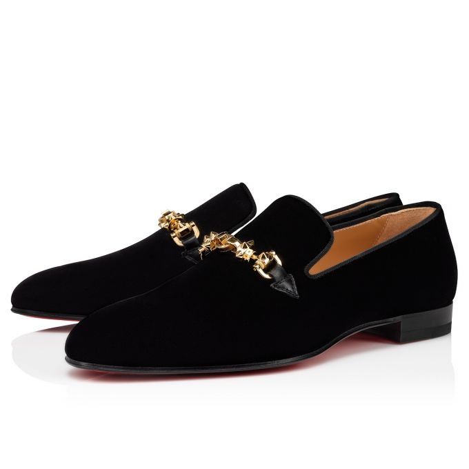 Christian Louboutin Equiswing Black Golden Buckle Size US 13 / EU 46 - 1 Thumbnail