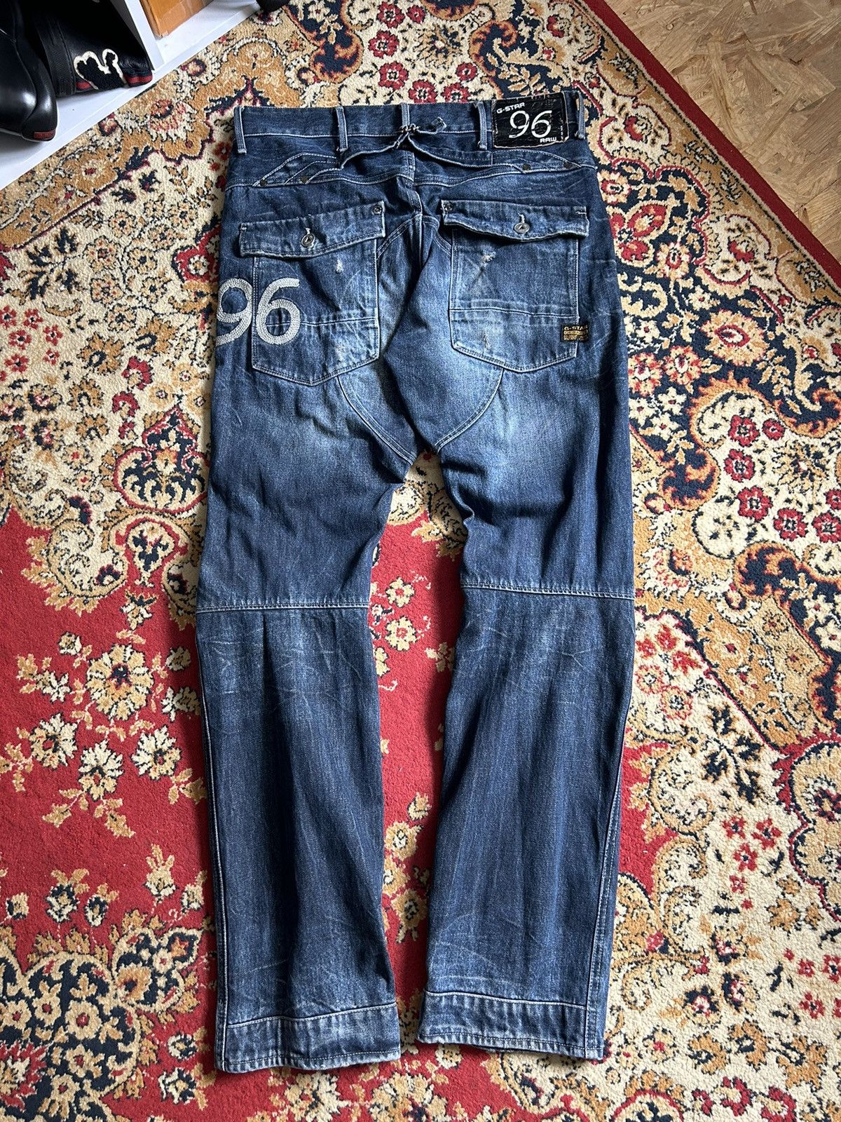Other Vintage G-star denim pants big logo rare y2k streetwear Size US 34 / EU 50 - 1 Thumbnail