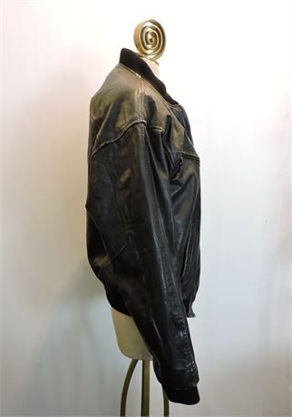 Other Vintage Leather Bomber Jacket (Moiz UK) - Size M Size US M / EU 48-50 / 2 - 2 Thumbnail