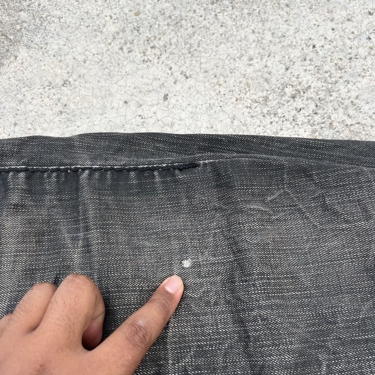 Japanese Brand “y2k style” TOUGH JEANSMITH BLACK WASHED DENIM PANTS Size US 31 - 5 Thumbnail