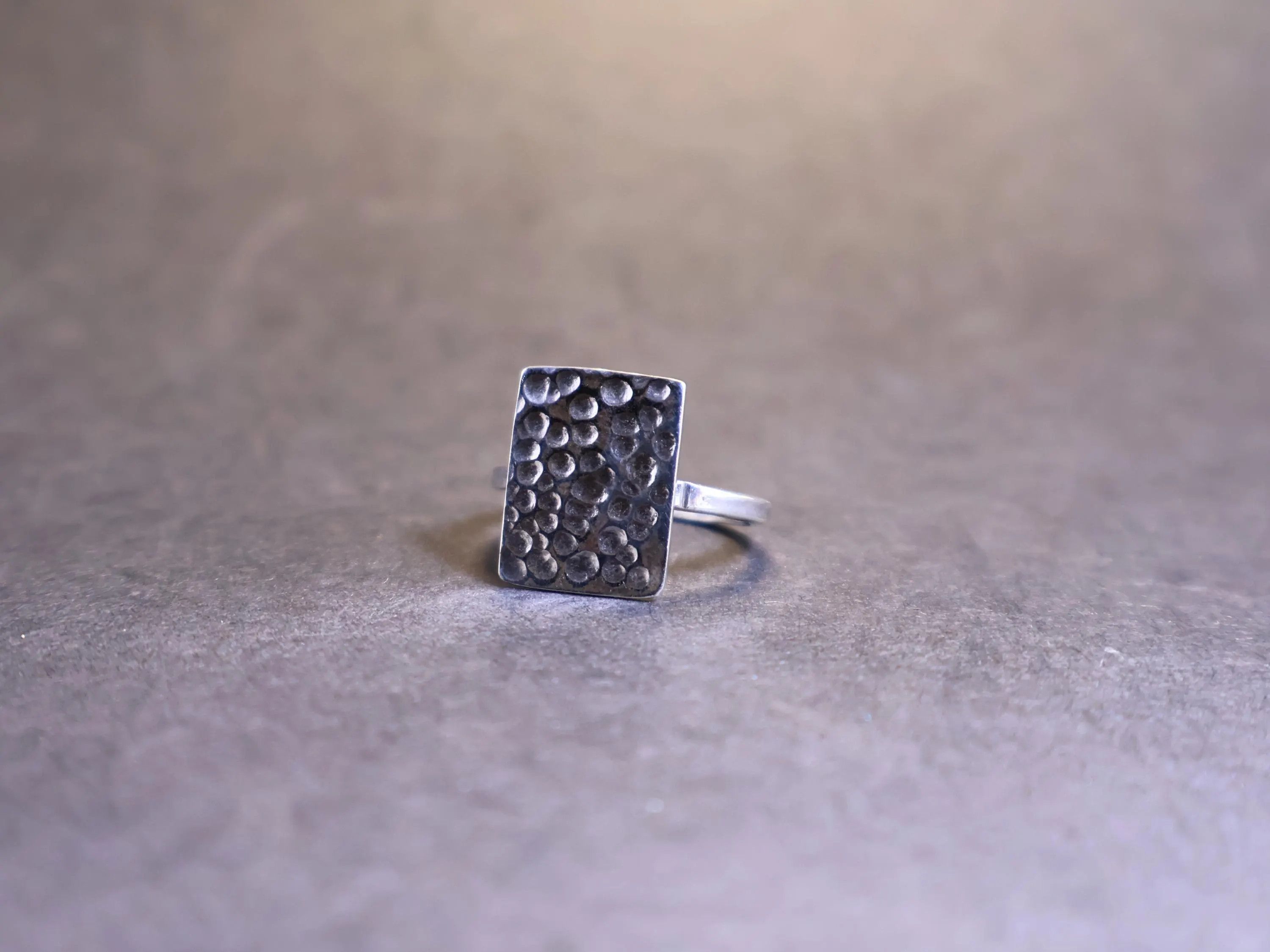 Handmade Hammered Ring, 925 Sterling Silver Ring, Handmade Jewelry, Size ONE SIZE - 4 Thumbnail