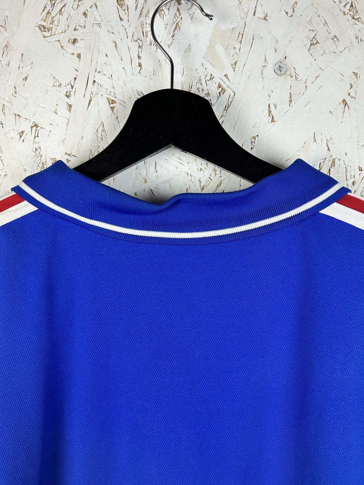 Adidas Adidas France FFF 2000 World Cup Home Kit Soccer Jersey L Size US L / EU 52-54 / 3 - 7 Thumbnail