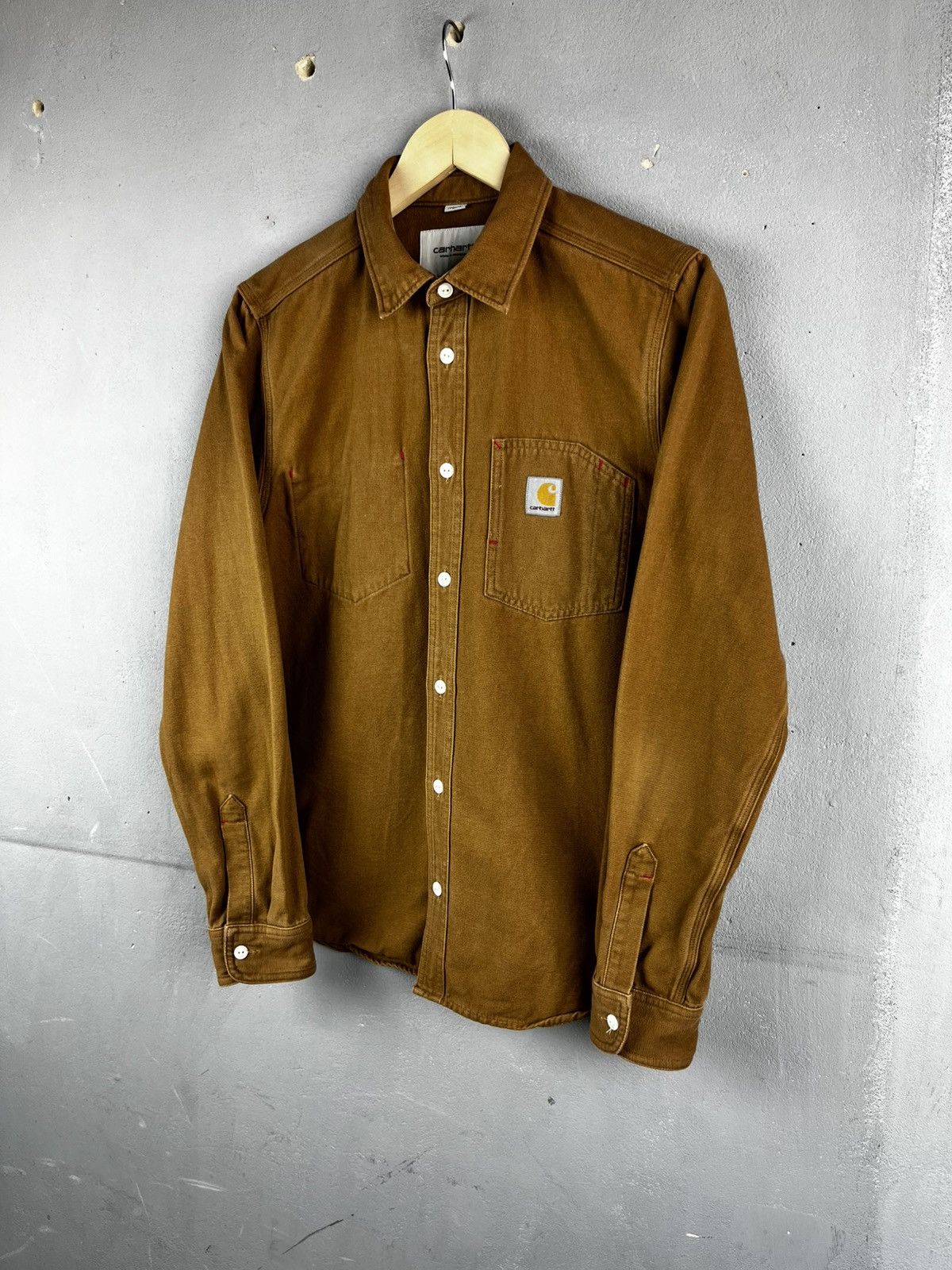 Carhartt Carhartt Tony Shirt - Brown - Men’s Size US M / EU 48-50 / 2 - 1 Thumbnail