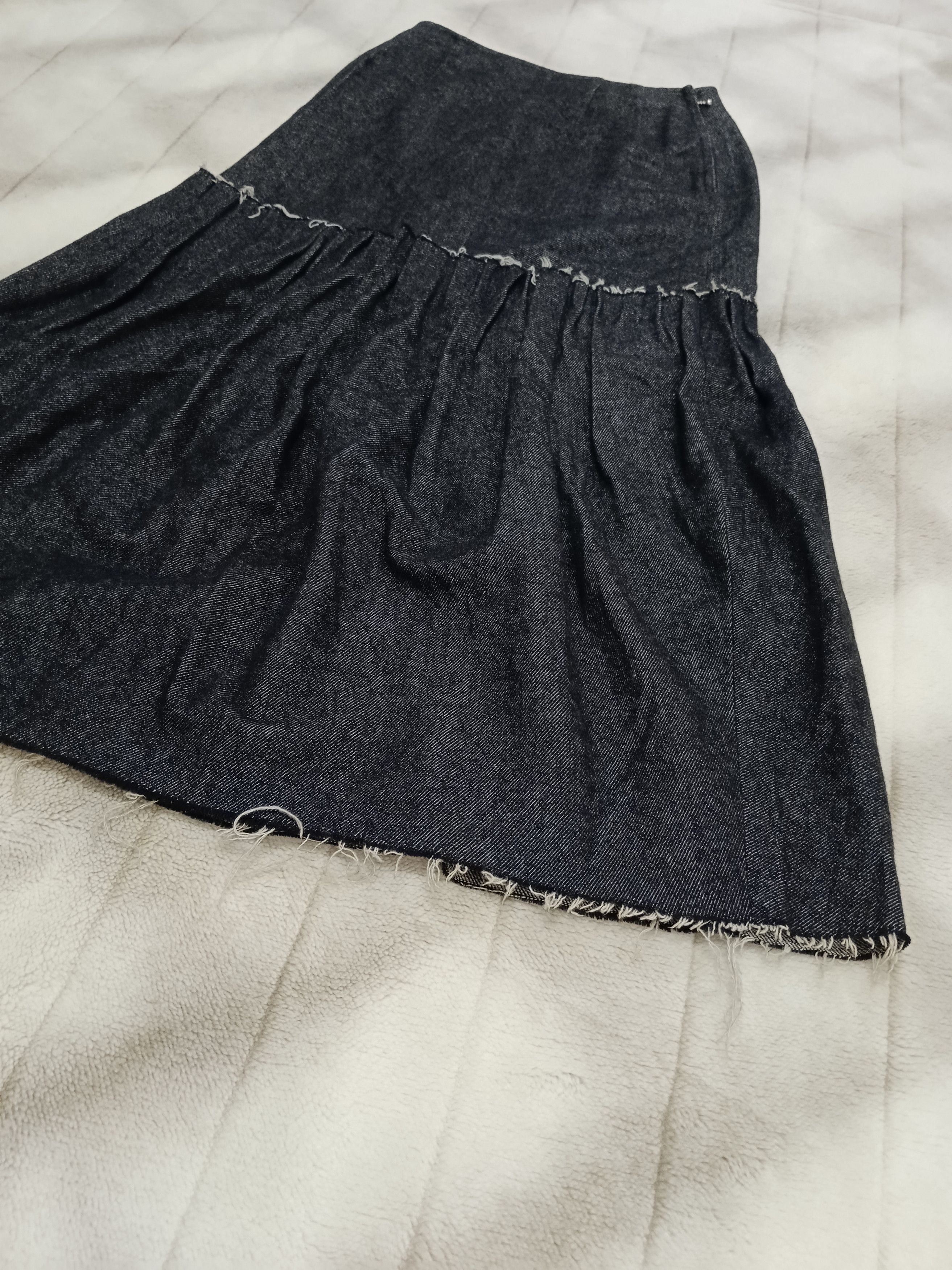 Issey Miyake Rare Vintage I.S Sunao Kuwahara Reconstruct Skirt Size 26" / US 2 / IT 38 - 3 Thumbnail