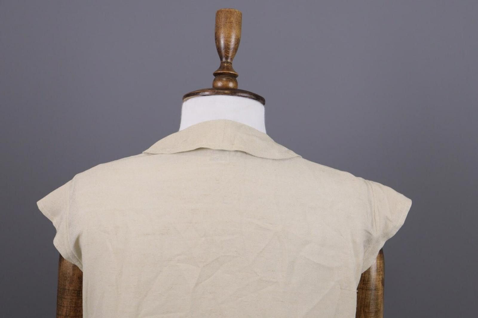Giorgio Armani Giorgio Armani Vintage Beige Silk Blouse Shirt Size 44 / L Size M / US 6-8 / IT 42-44 - 8 Thumbnail