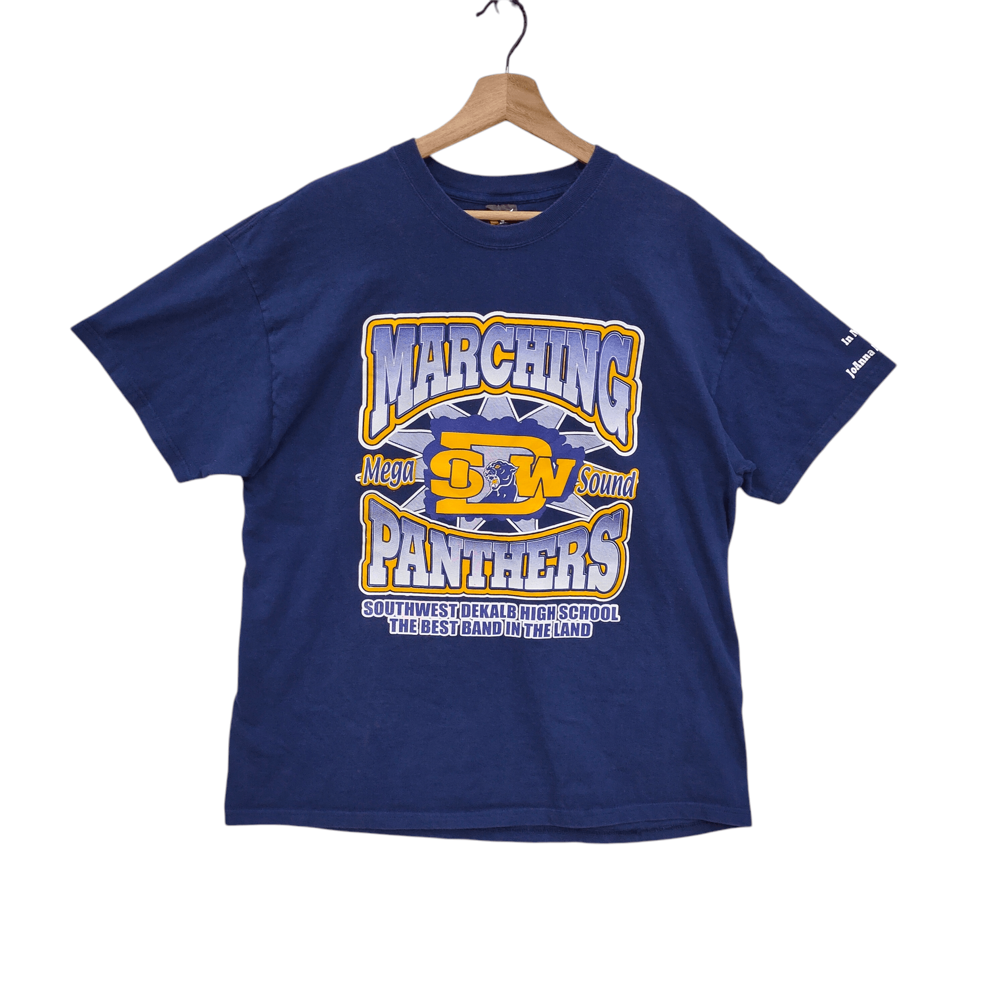 Vintage 90s Marching Panthers Band Orchestra T-shirt Size US XL / EU 56 / 4 - 1 Thumbnail