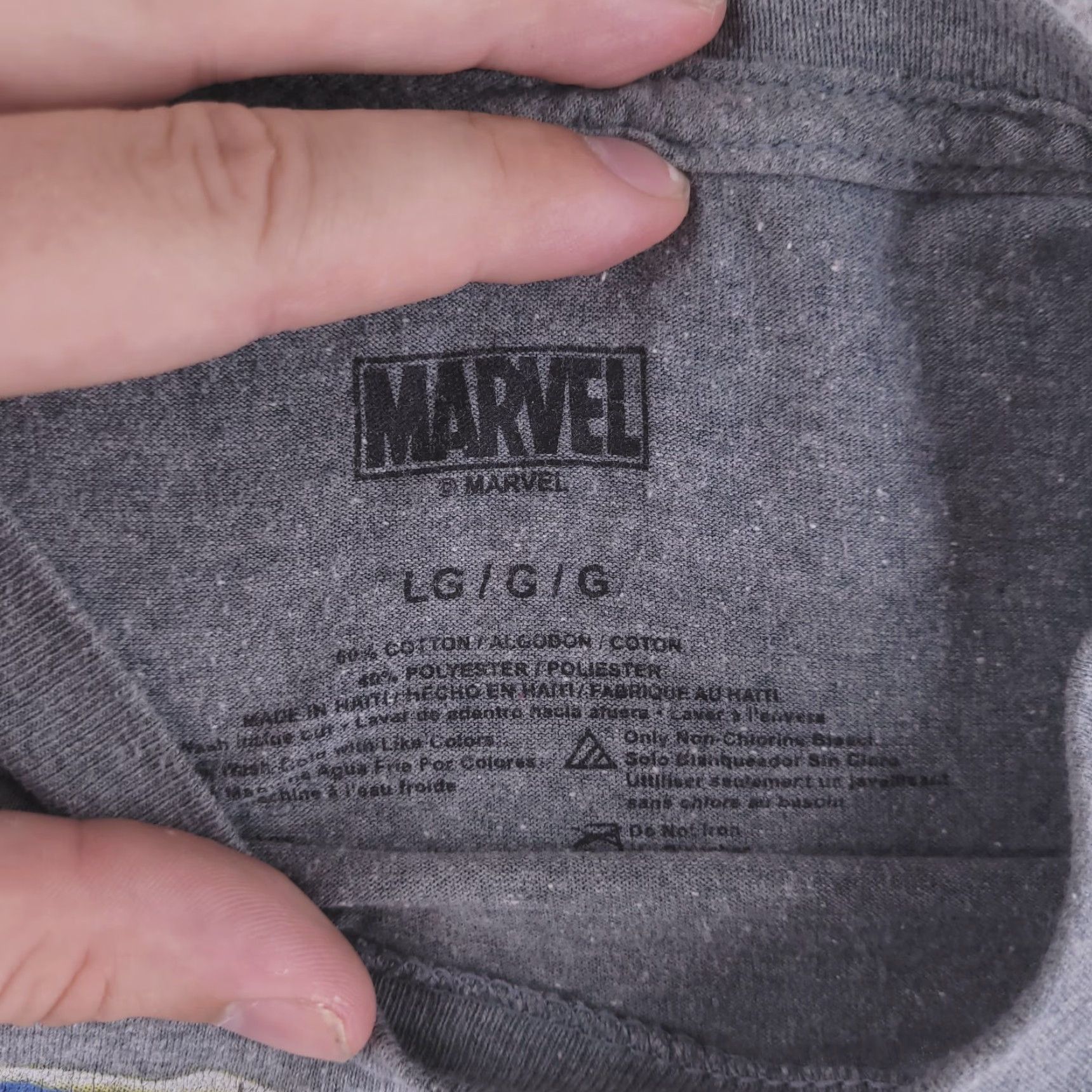 Vintage Marvel Shirt L Mens Gray Short Sleeve Graphic Comic Cover Shirt Size US L / EU 52-54 / 3 - 4 Thumbnail