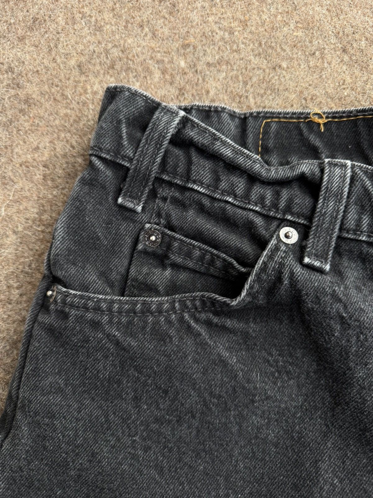 Levi's Levi’s 550 Made in USA Orange Tab Denim Shorts Size US 33 - 4 Thumbnail