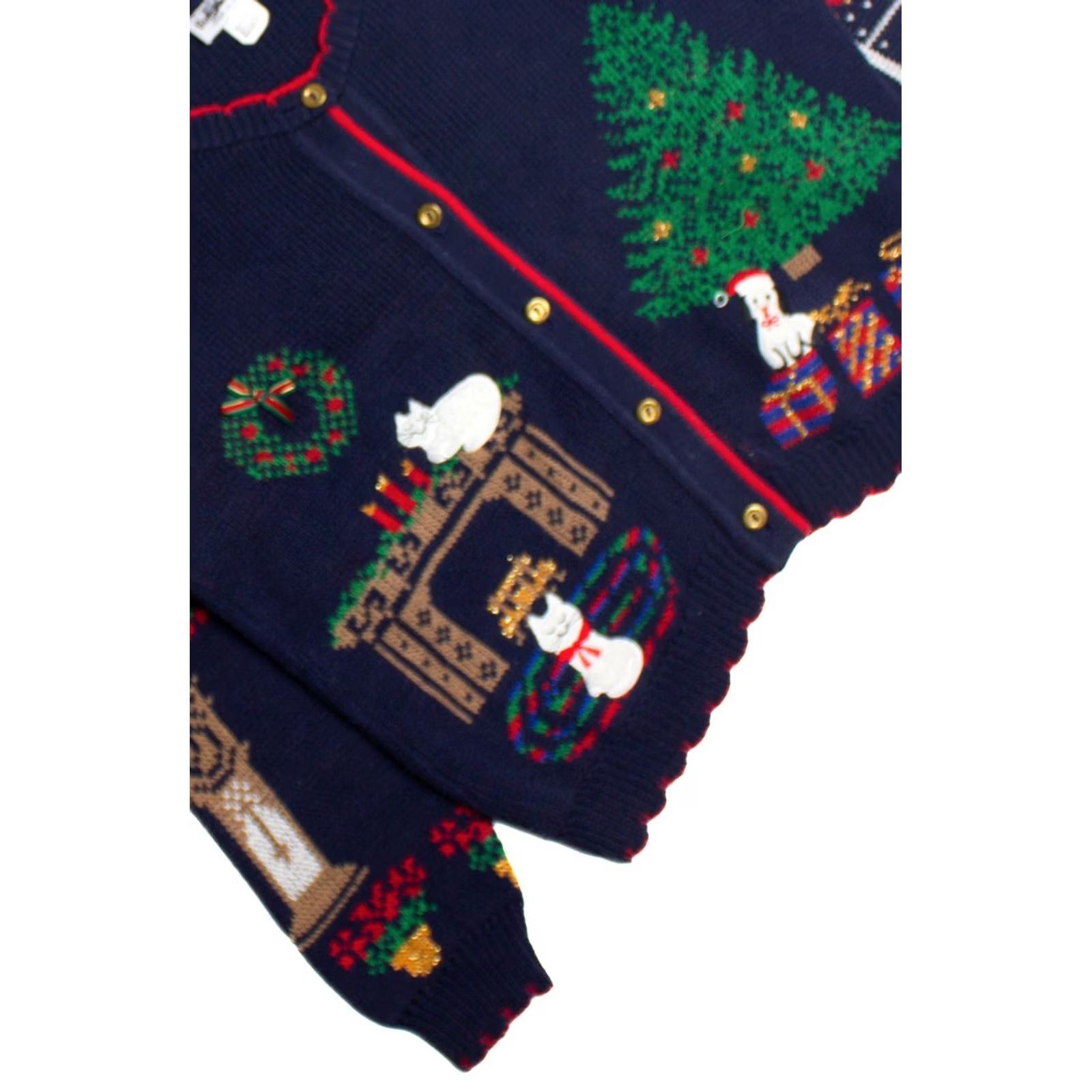 Vintage Bonnie Noble Ugly Christmas Sweater 59773 S Vintage Ragstock Christmas Womens Mens Boys Girls Size S / US 4 / IT 40 - 2 Thumbnail