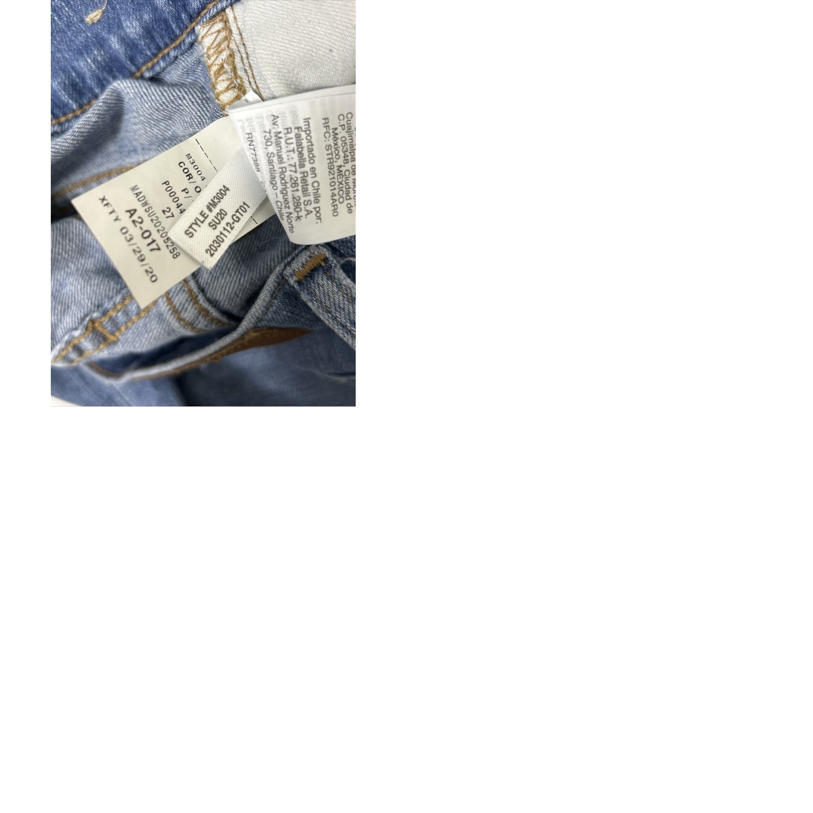 Madewell Madewell Jeans Classic Straight Cotton Stretch 27 27x25.5 Blue Corson Wash Womens Denim Regular High Rise Zip Button Logo Size 27" / US 4 / IT 40 - 10 Thumbnail