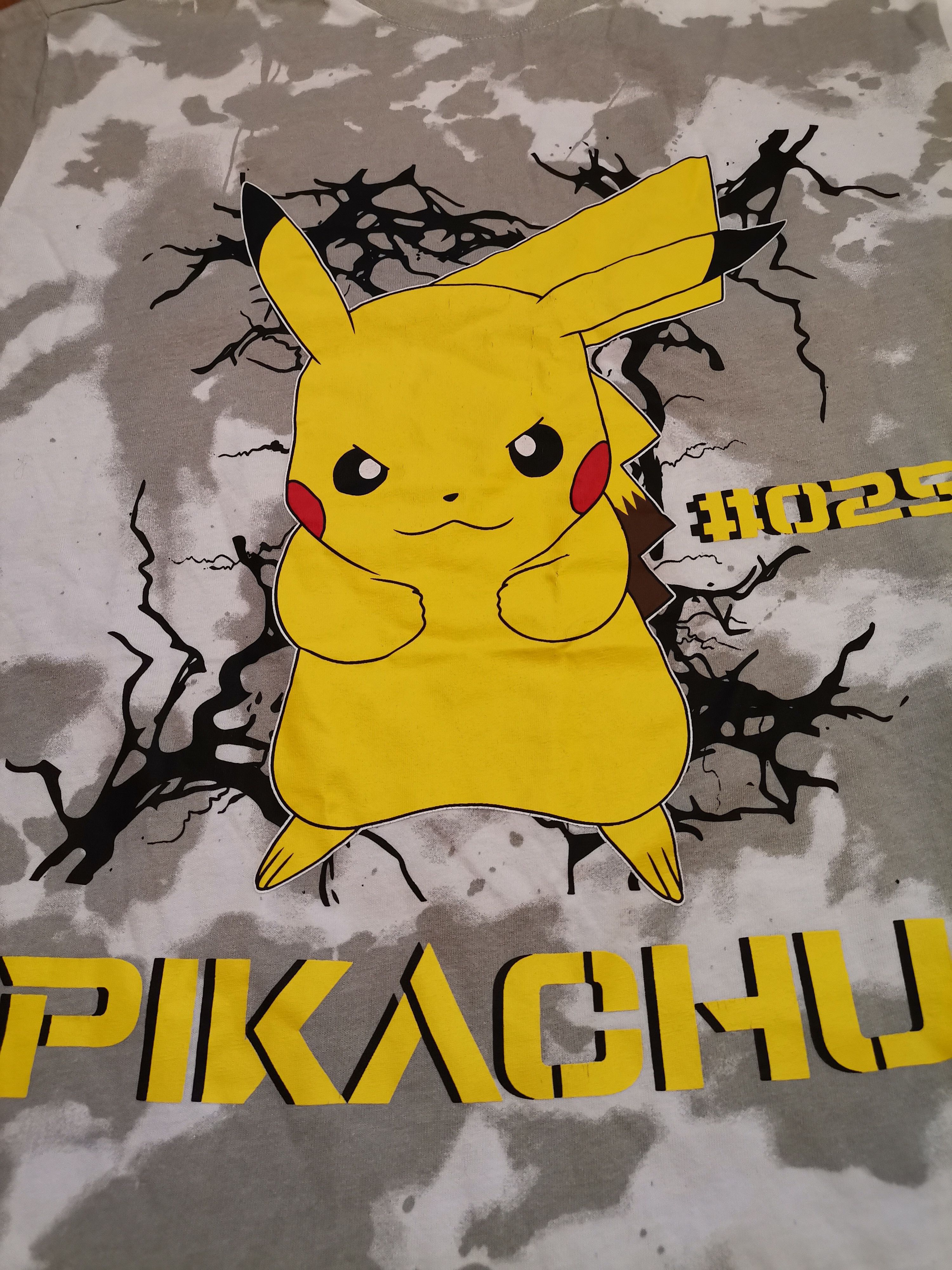 Cartoon Network Pokemon Pikachu Tie Dye T-Shirt Size US S / EU 44-46 / 1 - 2 Thumbnail