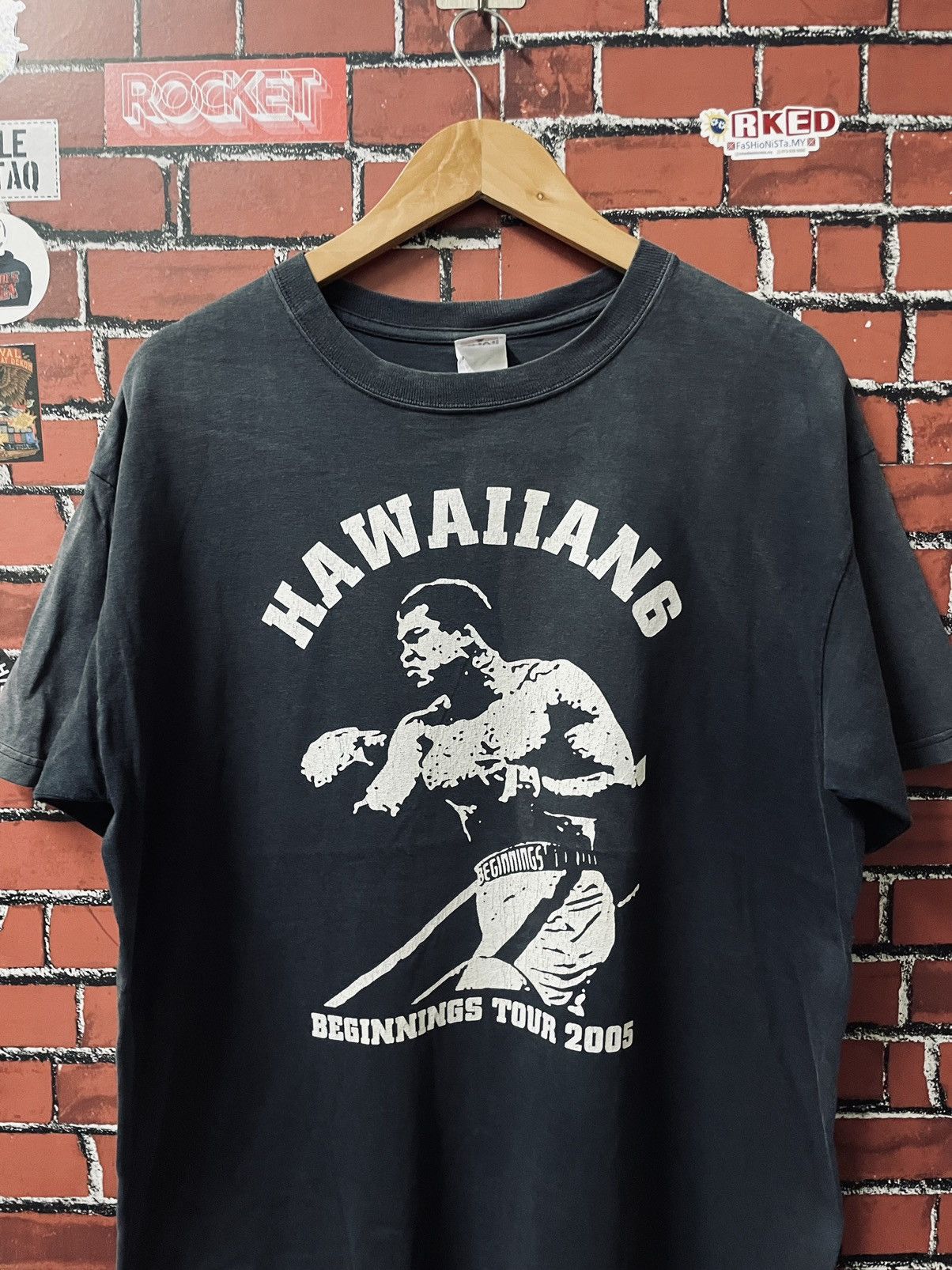 Vintage HAWAIANG MUHAMMAD ALI BIGINING SHIRTS Size US L / EU 52-54 / 3 - 2 Thumbnail