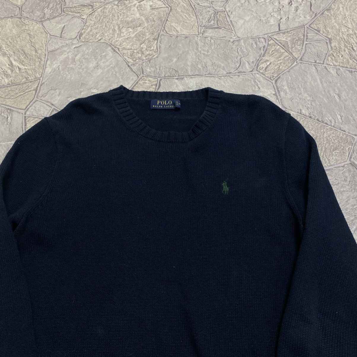 Polo Ralph Lauren Vintage Polo Ralph Lauren Sweater Knit Jumper Navy Size US S / EU 44-46 / 1 - 4 Thumbnail