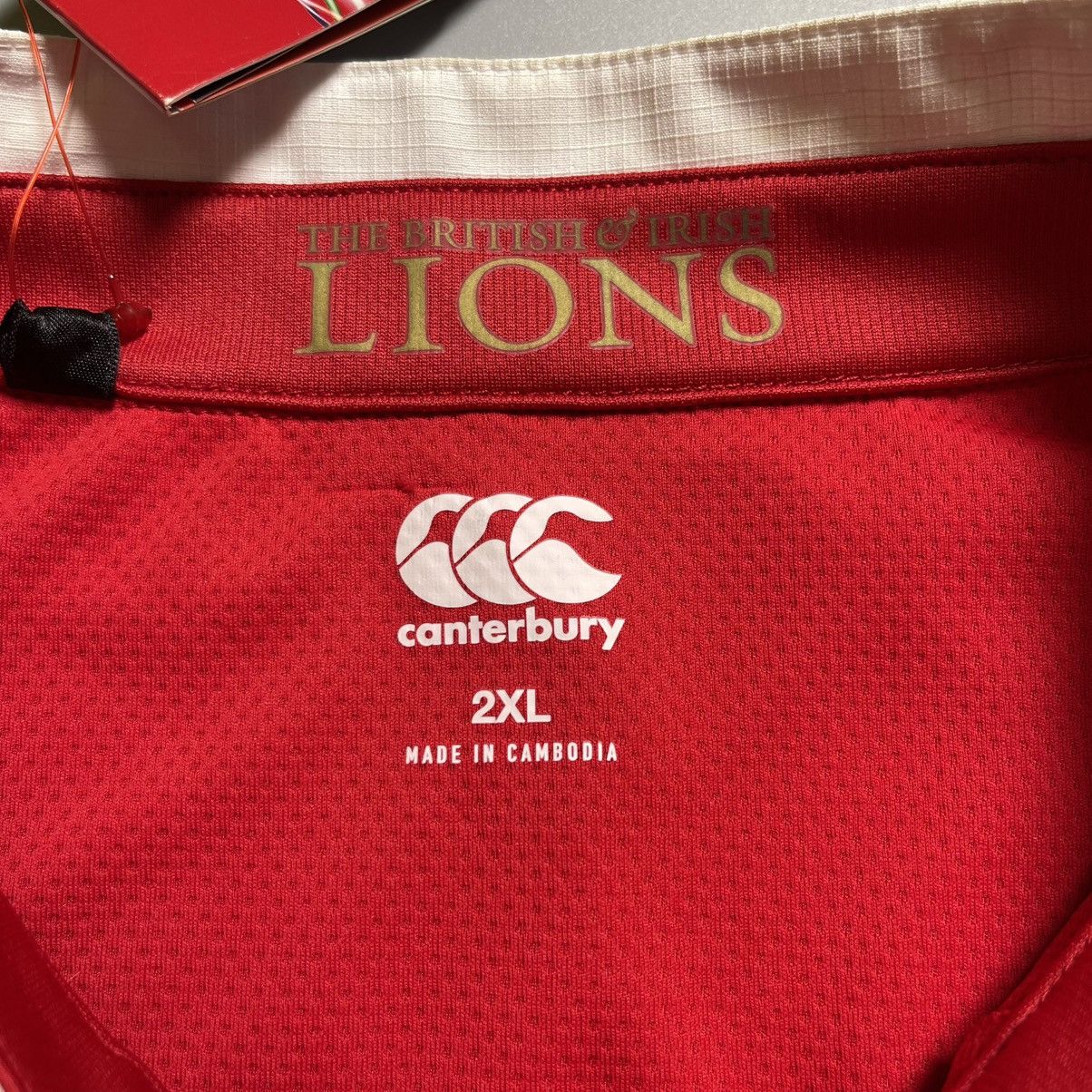 Canterbury of New Zealand × Vintage NWT 2017 BRITISH AND IRISH LIONS RUGBY JERSEY Size US XXL / EU 58 / 5 - 6 Thumbnail