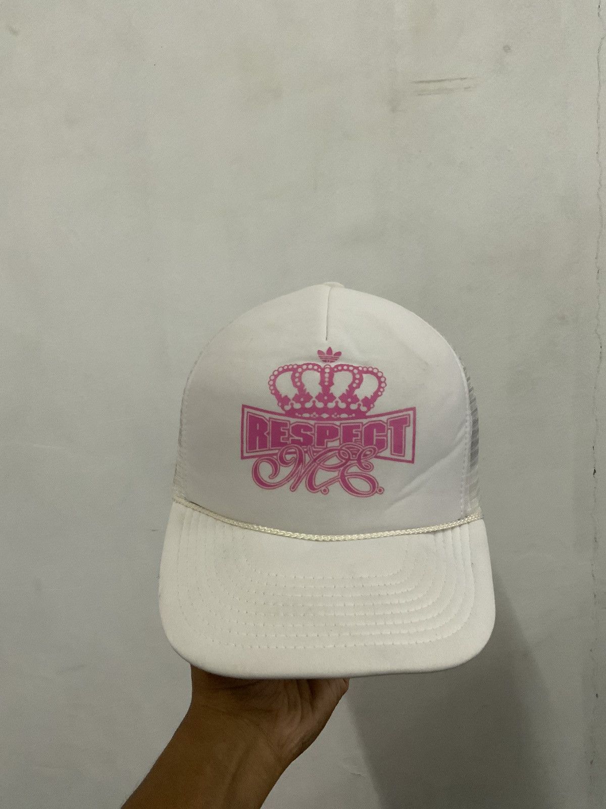 Japanese Brand Respect White Trucker Hat Size ONE SIZE - 5 Thumbnail