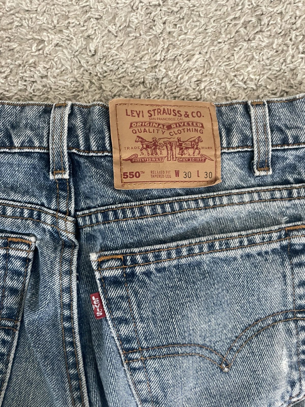 Levi's Levi’s 550 Denim 30x30 Size US 30 / EU 46 - 3 Thumbnail