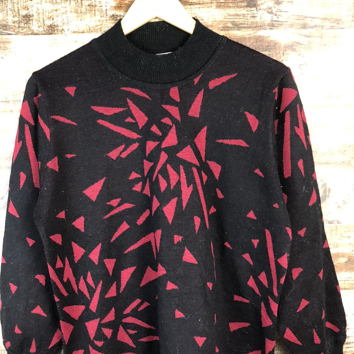 Homespun Knitwear × Japanese Brand Nao Red Knitwear #A954 Size S / US 4 / IT 40 - 5 Thumbnail