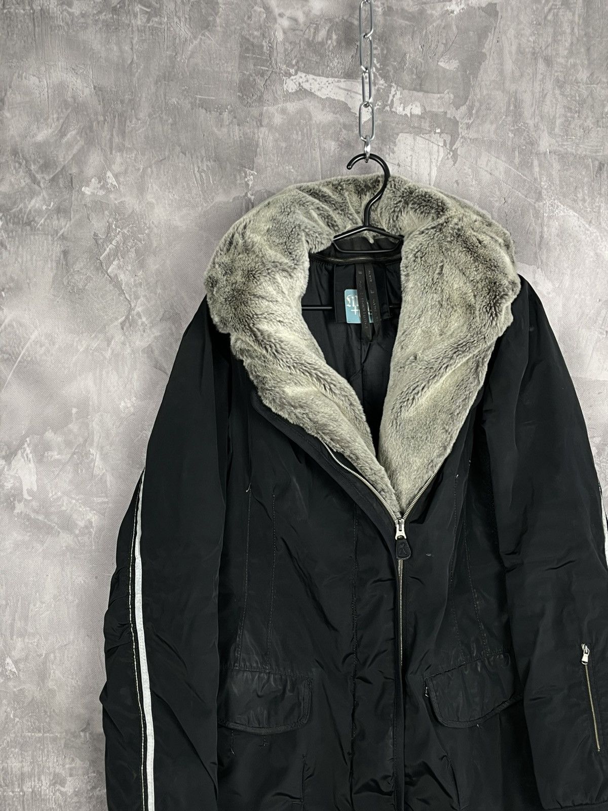Marithe + Francois Girbaud Marithe Francois Girbaud Y2K Faux Fur Collar jacket Size M / US 6-8 / IT 42-44 - 3 Thumbnail