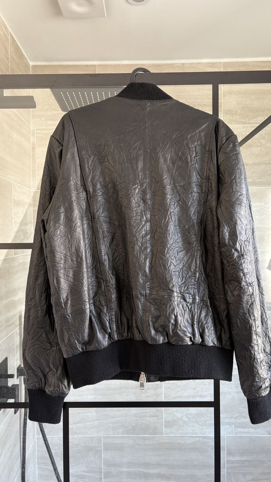 Zadig & Voltaire Zadig & Voltaire 2013 sample Larson Crinkle Leather bomber Size US M / EU 48-50 / 2 - 5 Thumbnail