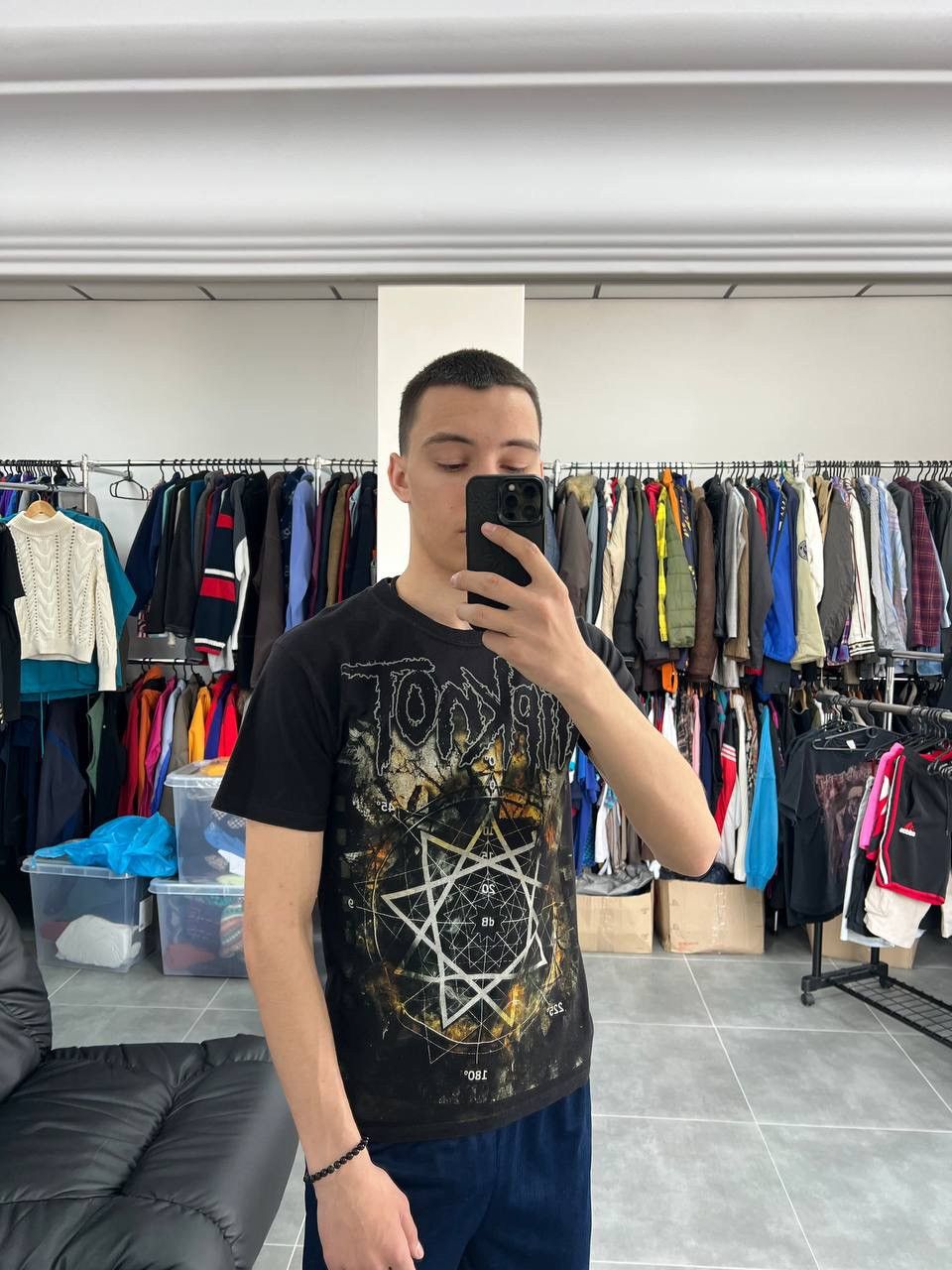 Band Tees × Slipknot Slipknot Pentagram T-Shirt Size S Size US S / EU 44-46 / 1 - 2 Thumbnail