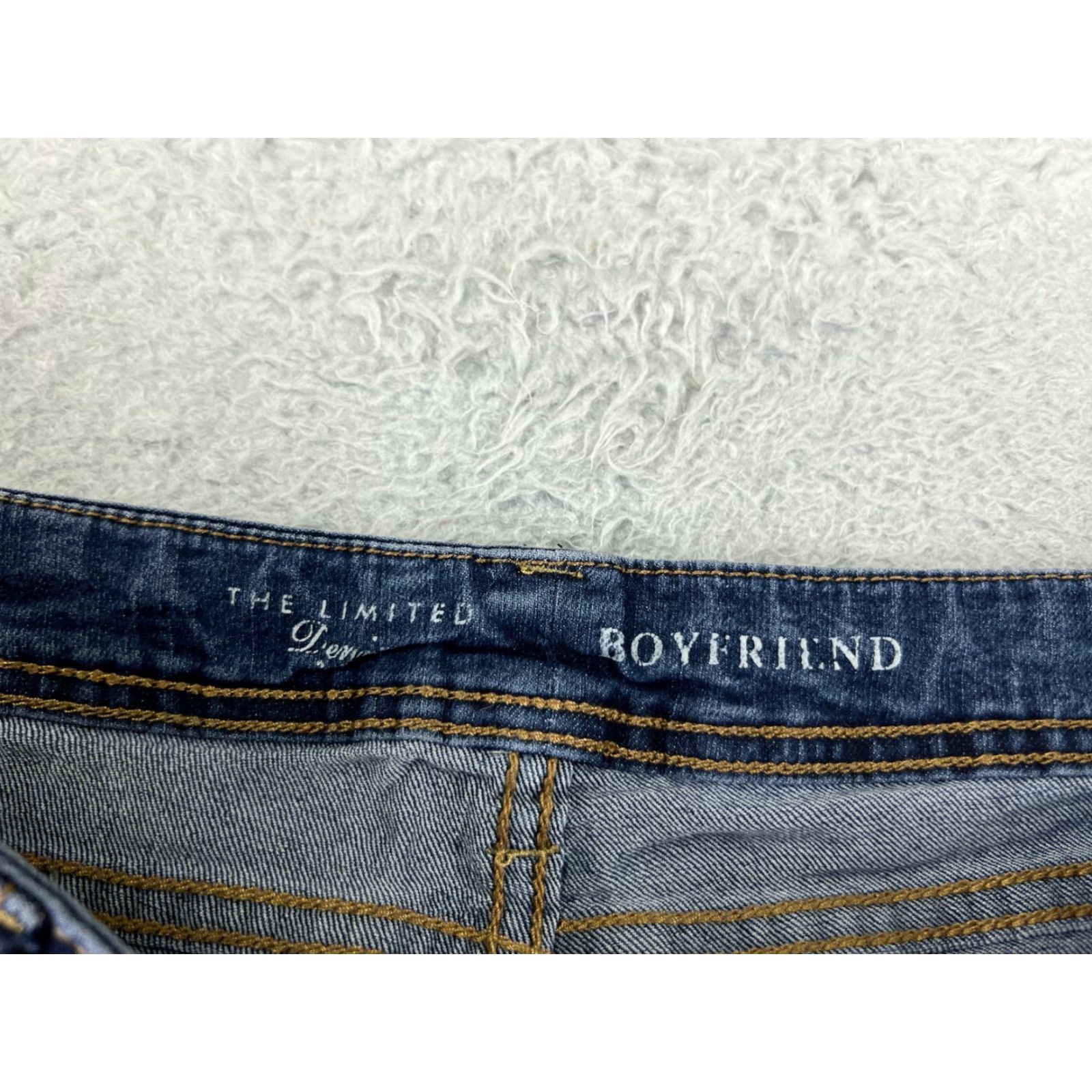 Vintage The Limited Jeans Womens 6 Blue Denim Skinny Low Rise 31x27 5-Pocket Distressed Medium Wash Size 28" / US 6 / IT 42 - 6 Thumbnail