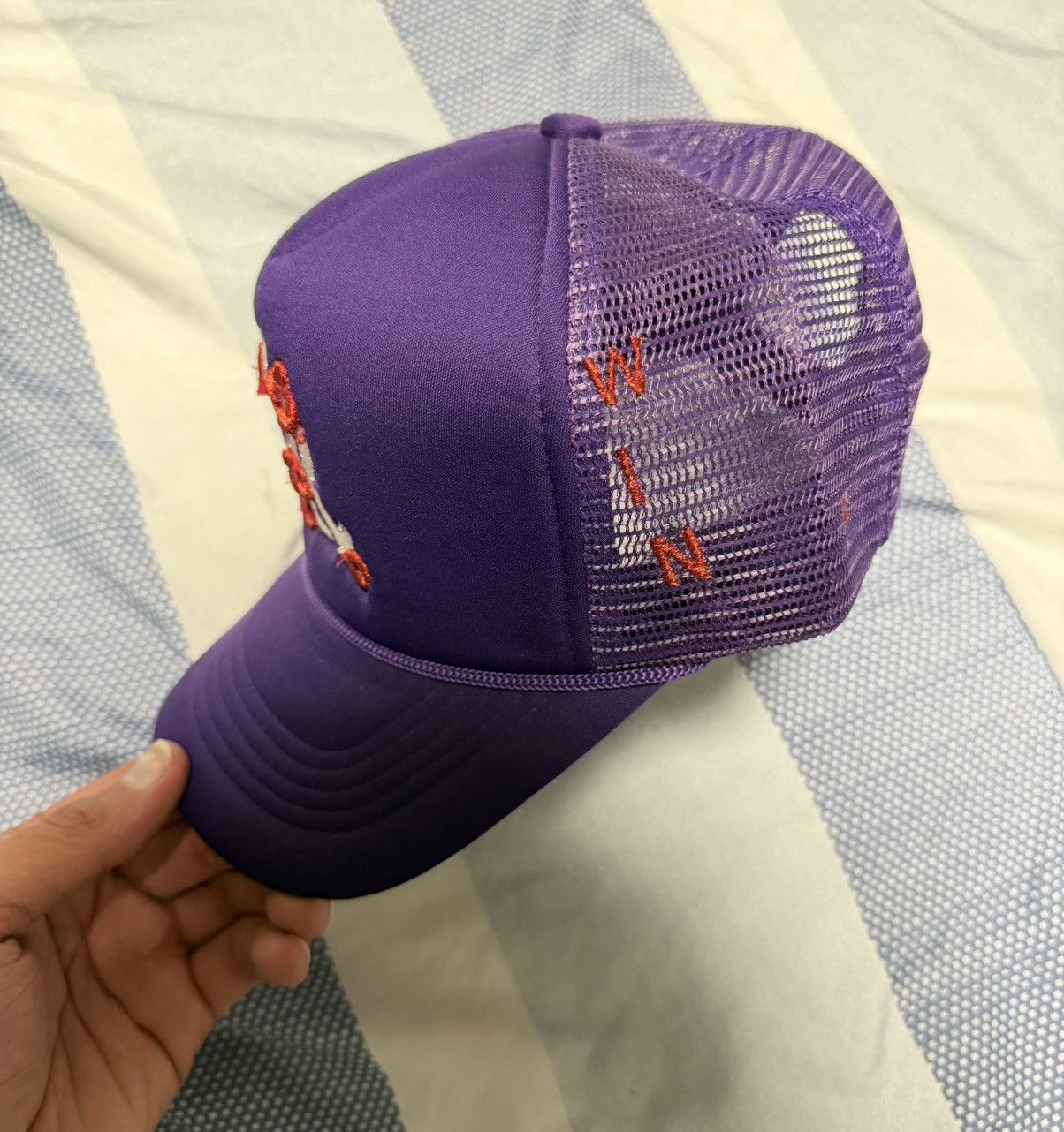 LaRopa La Ropa Purple Trucker Hat Size ONE SIZE - 3 Thumbnail