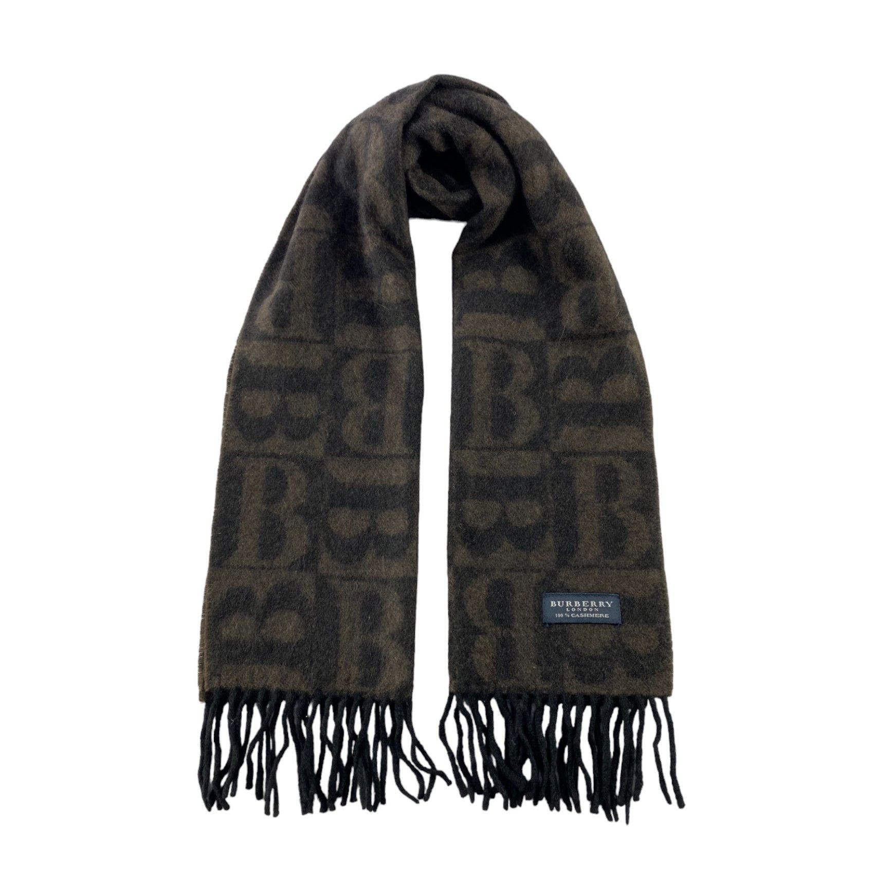 Burberry × Vintage Burberry Scarf / Muffler / Neckwear - WW798 Size ONE SIZE - 1 Thumbnail