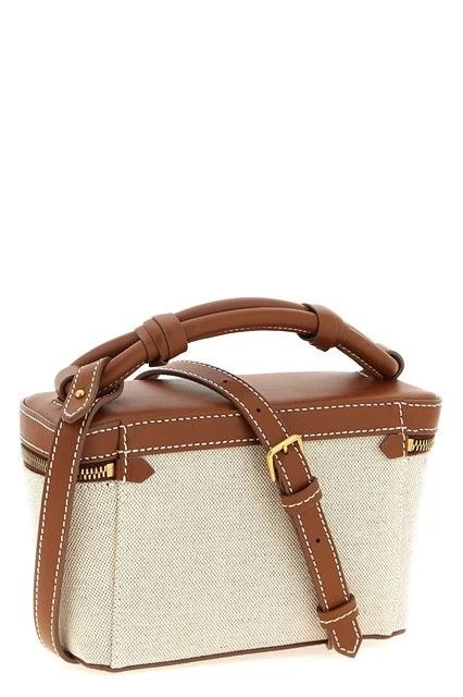 Balmain BALMAIN B-Army Brown Leather Top Handle Bag New Size ONE SIZE - 2 Thumbnail