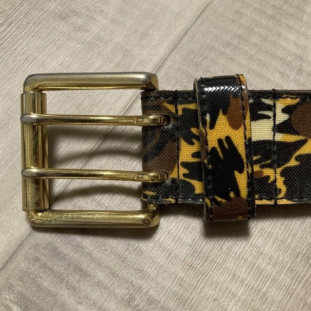 Bape 🔥Vintage🔥 BAPE Leopard Camo Belt a bathing ape NIGO Size ONE SIZE - 3 Thumbnail