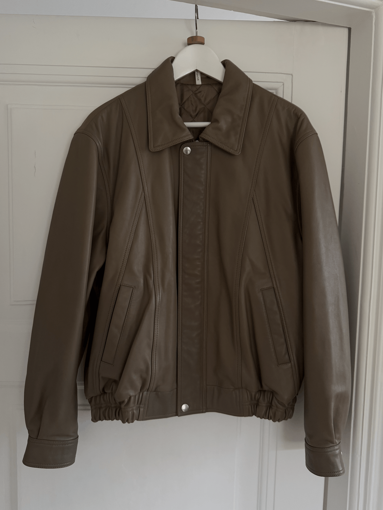 Sunflower Sunflower 90s Leather Bomber Jacket – Size 48 | Grailed