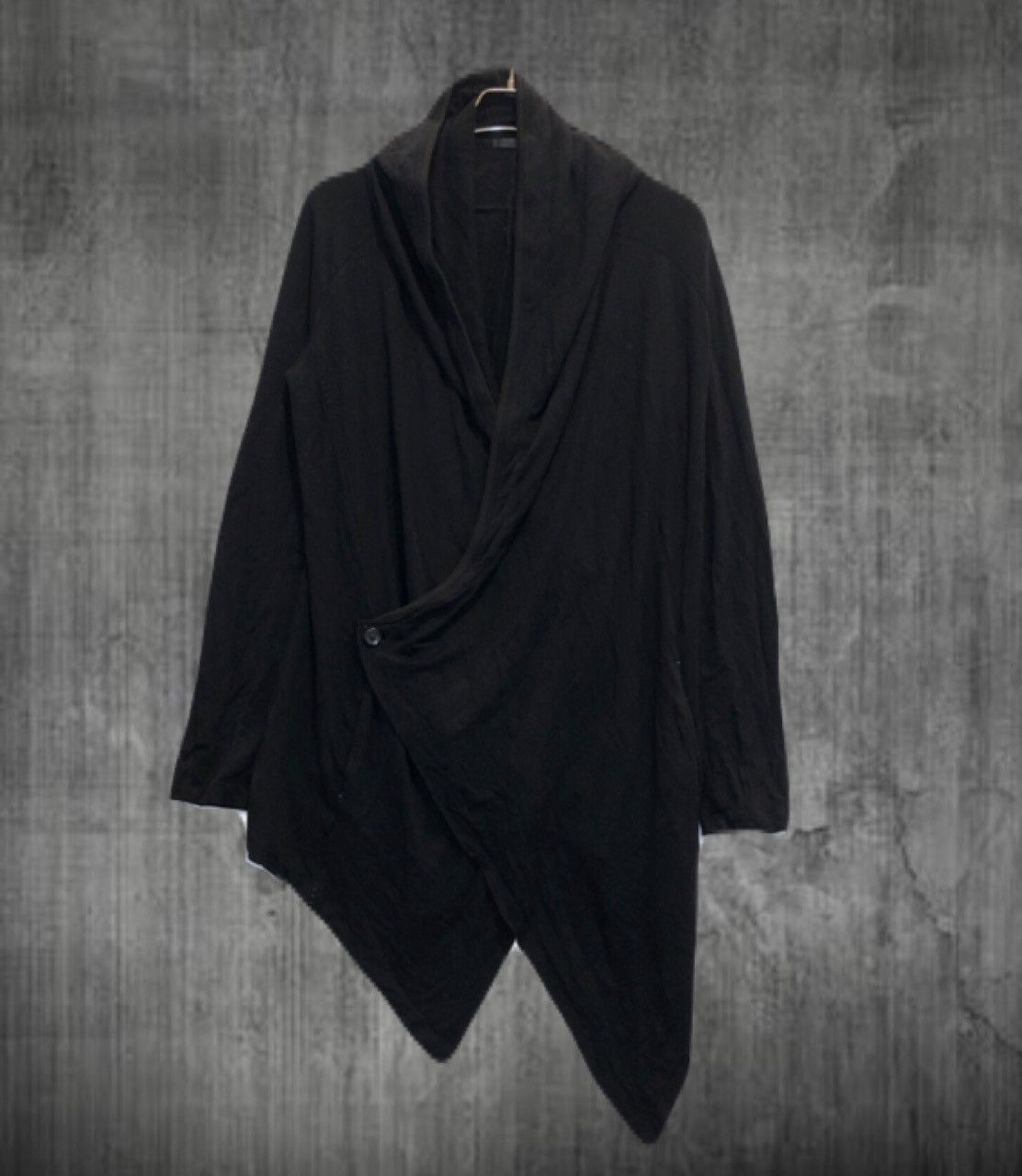 KMRii Asymmetrical Hooded Cardigan archive