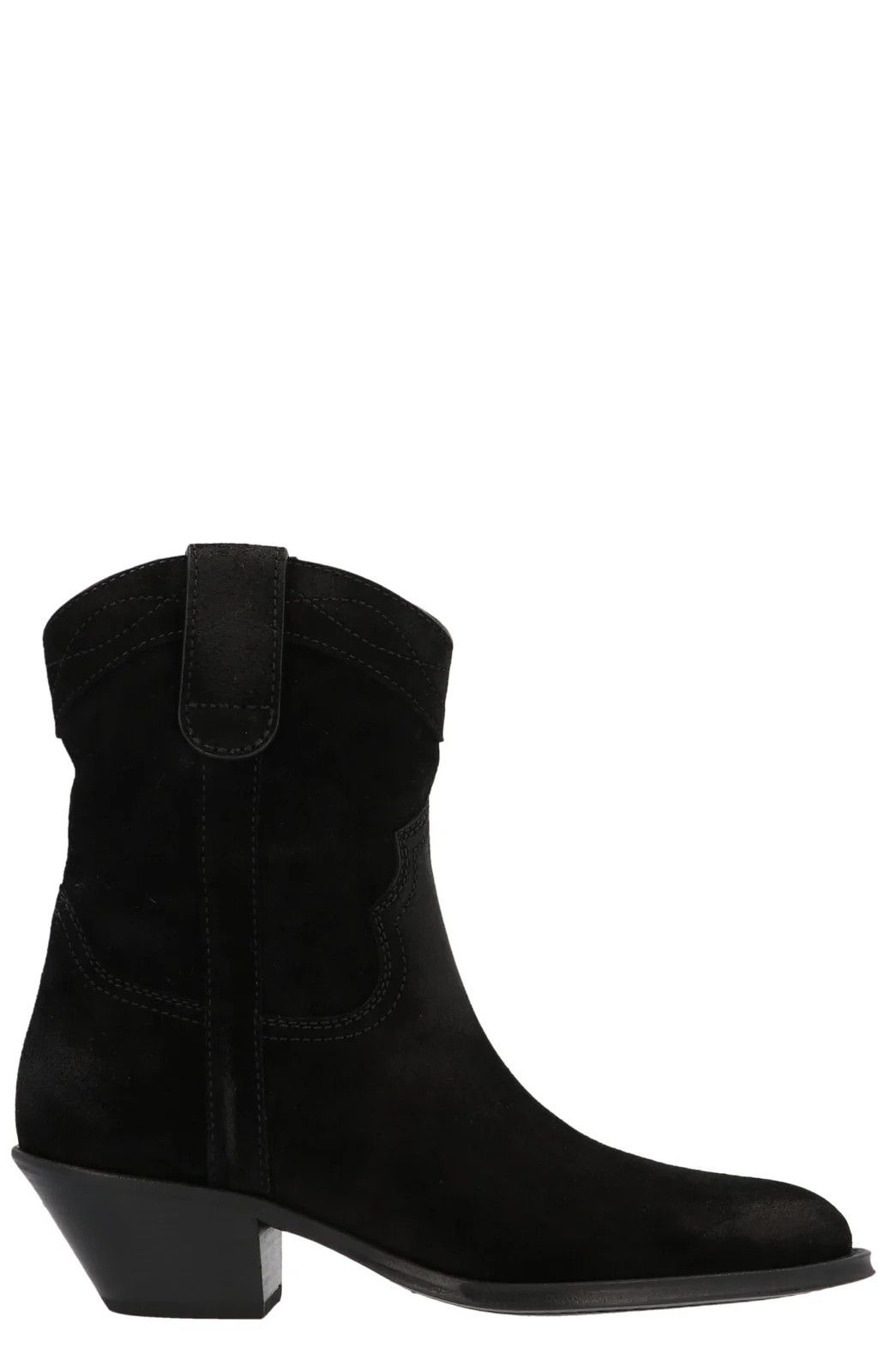 image of Saint Laurent Paris Eastwood Black Suede Boots, Men's (Size 14)