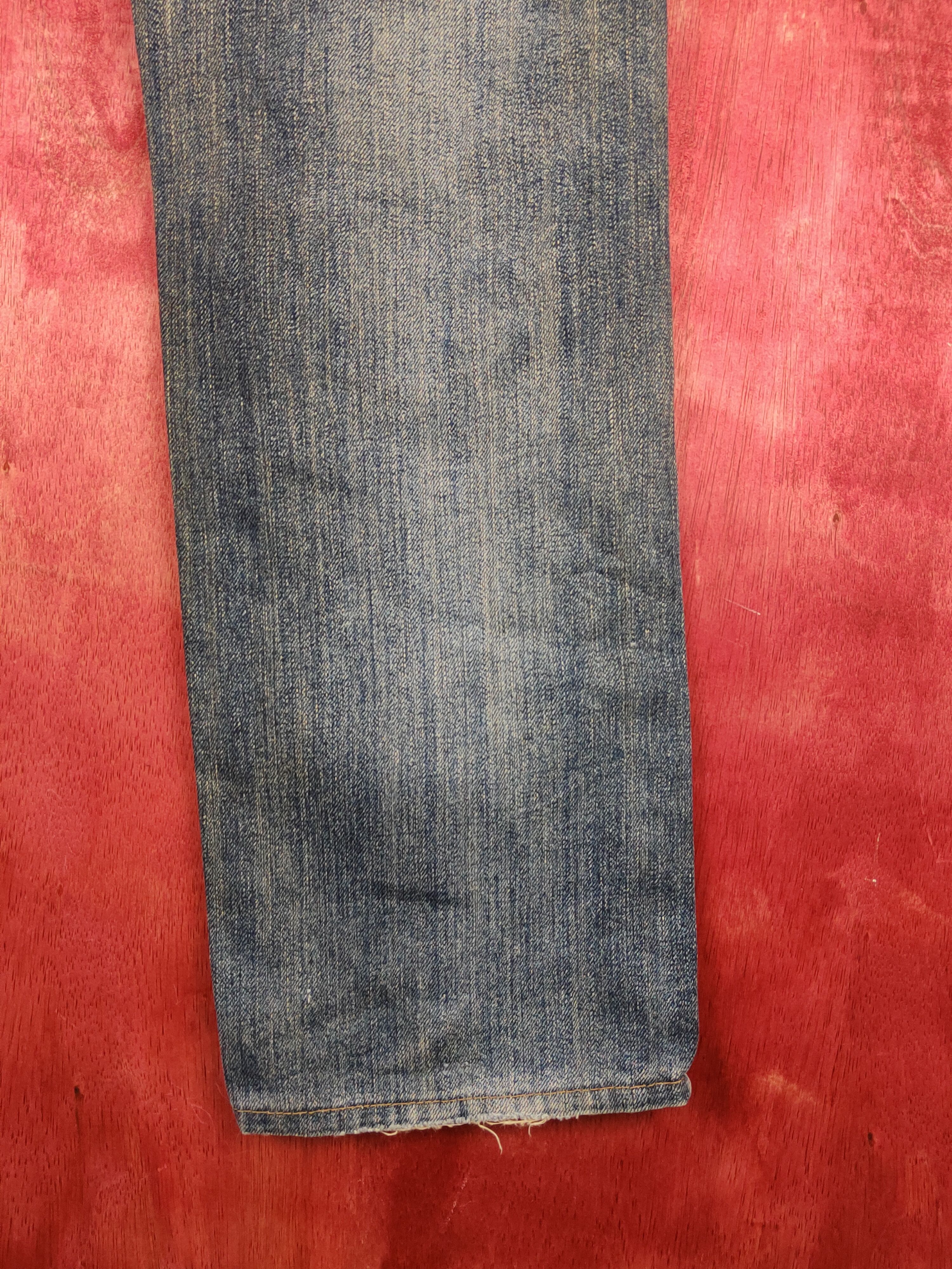 Edwin Edwin Dark Blue Faded Distressed Ripped Jeans #S1640 Size US 28 / EU 44 - 14 Thumbnail