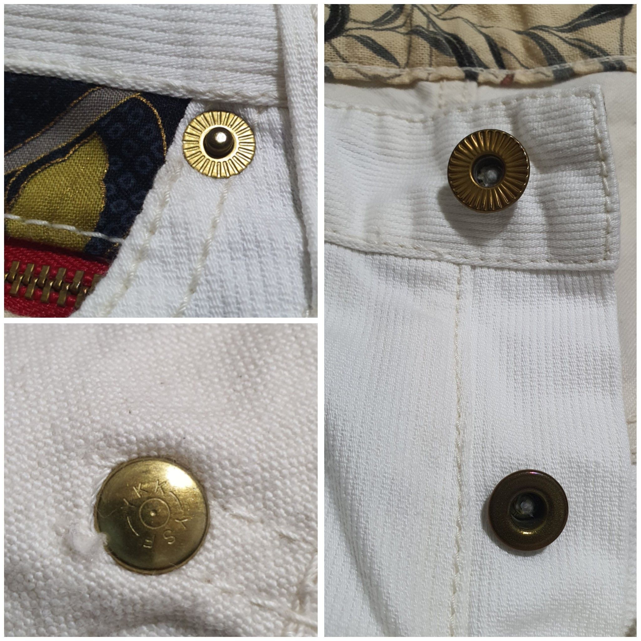 Eternal × Japanese Brand ETERNAL SUKAJAN 31/40.5 WHITE JEANS Size US 31 - 6 Thumbnail