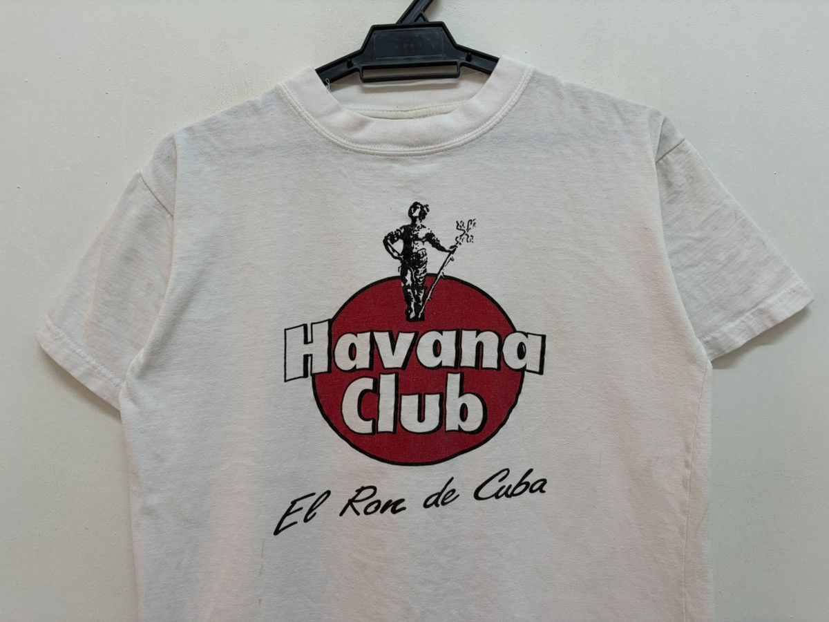 Vintage 90s HAVANA CLUB EL RON DE CUBA CLASSIC LOGO BEAUTY BOXY TEE Size US S / EU 44-46 / 1 - 3 Thumbnail