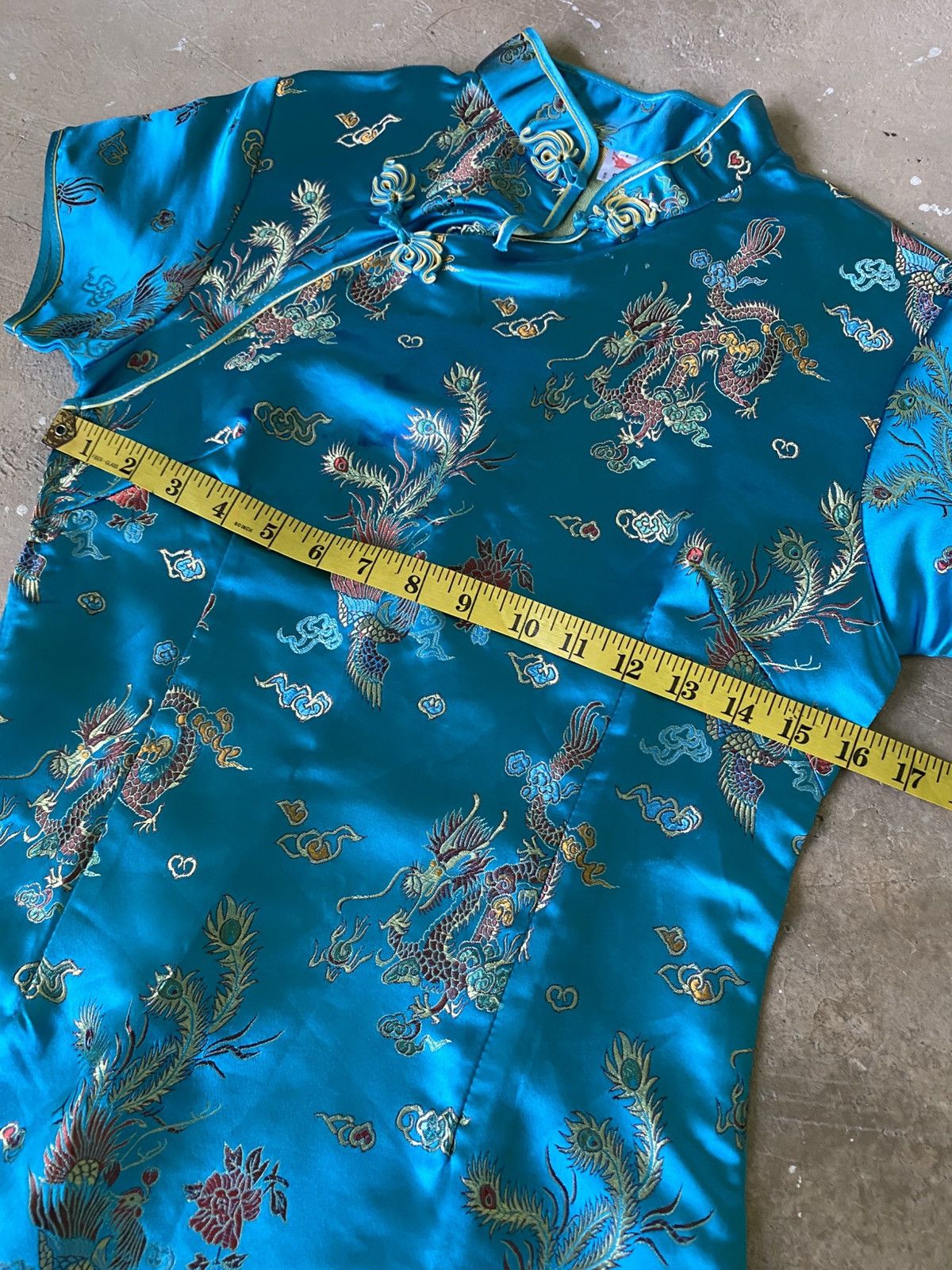 Chinese Laundry Vintage Chinese Cheongsam Silk Dress Size S / US 4 / IT 40 - 15 Thumbnail