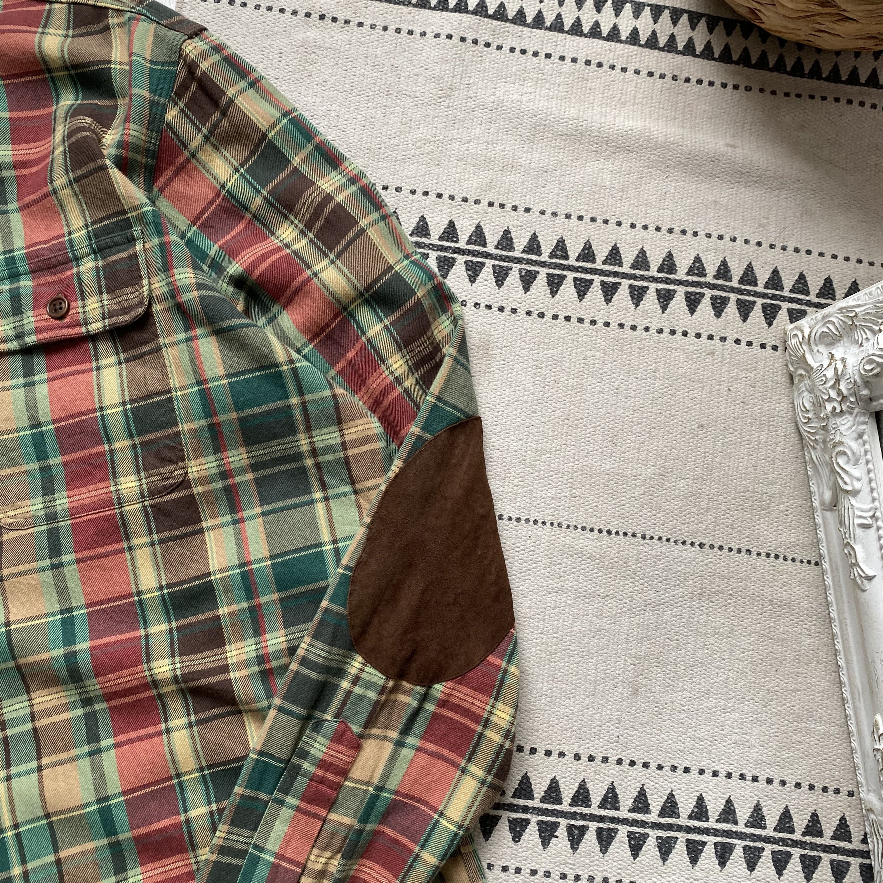 Polo Ralph Lauren Vintage Polo Ralph Lauren flannel shirt Travis Scott style Size US L / EU 52-54 / 3 - 4 Thumbnail