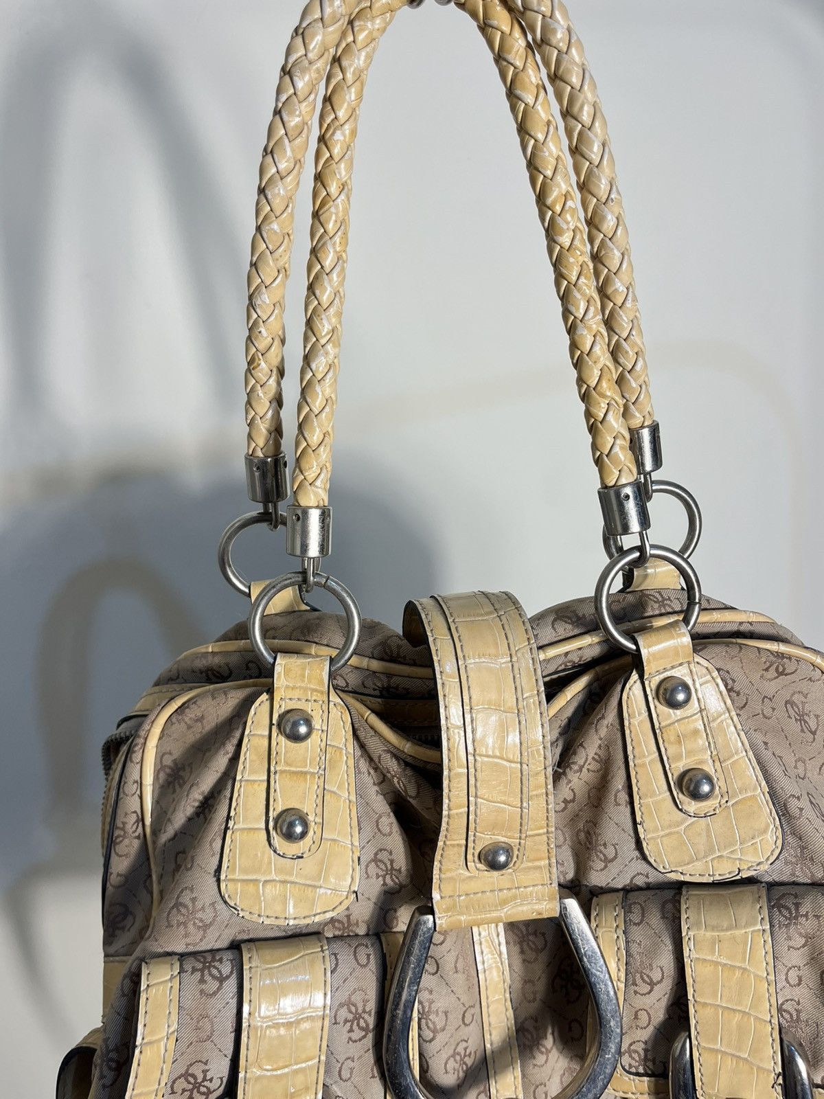 Guess Vtg Guess monogram bag belt Size ONE SIZE - 5 Thumbnail
