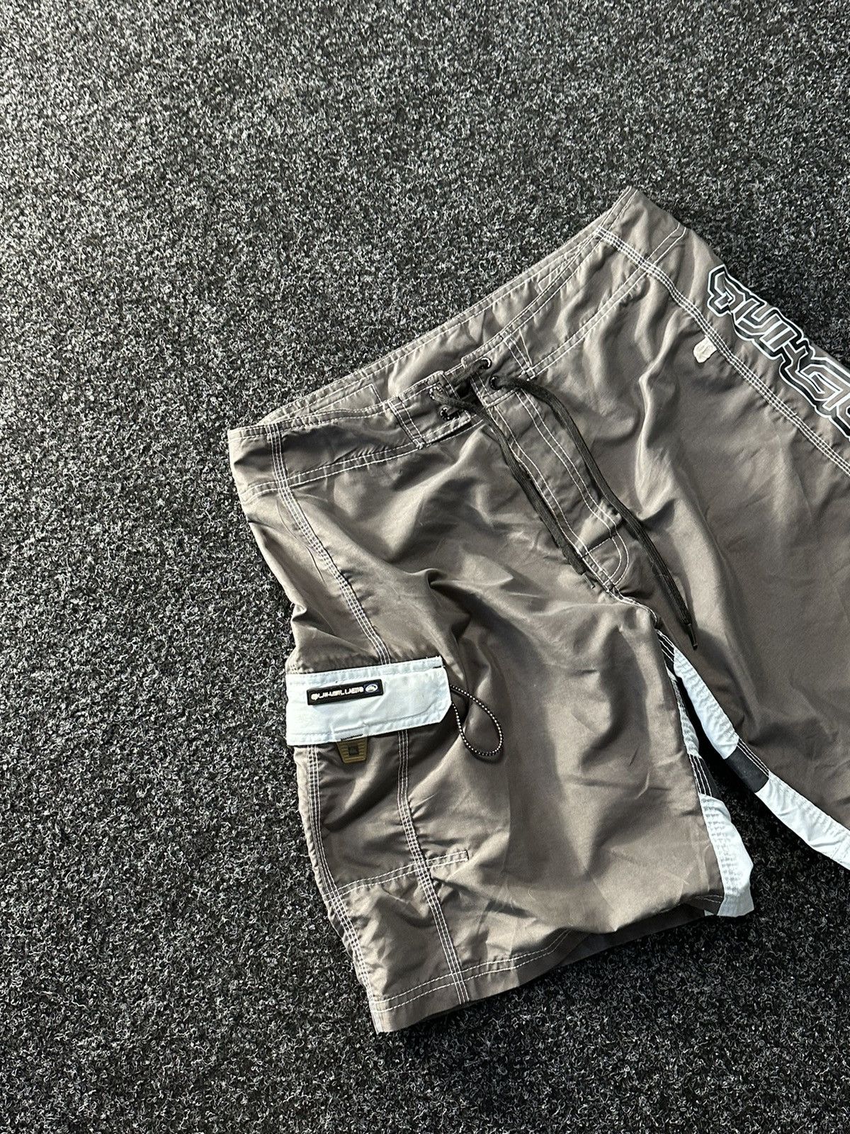 Quiksilver × Vintage 🚨Vintage Quicksilver OVER PRINT Japanese Surf style Shorts Size US 32 / EU 48 - 2 Thumbnail