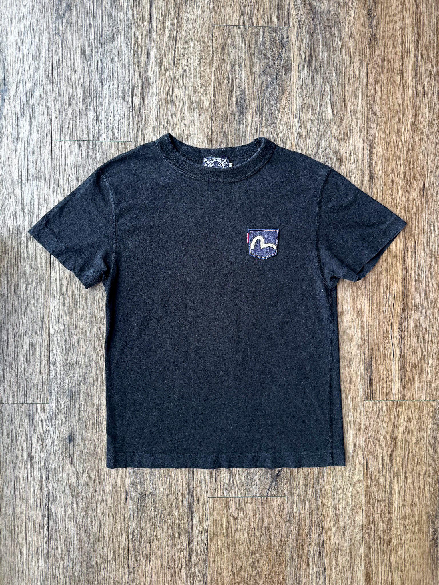 Evisu Vintage Evisu Black Cotton T-Shirt Size US S / EU 44-46 / 1 - 1 Thumbnail