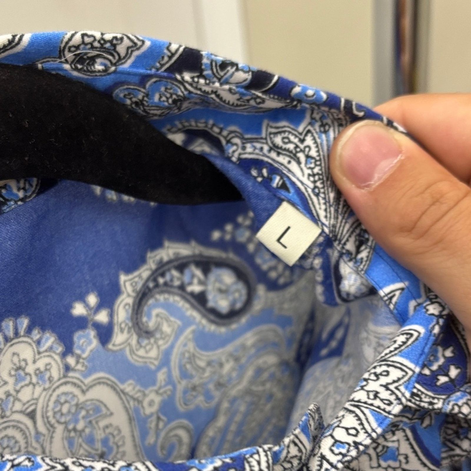 Etro NWT Etro Vibrant Blue and White Paisley Shirt Size L Size US L / EU 52-54 / 3 - 10 Thumbnail